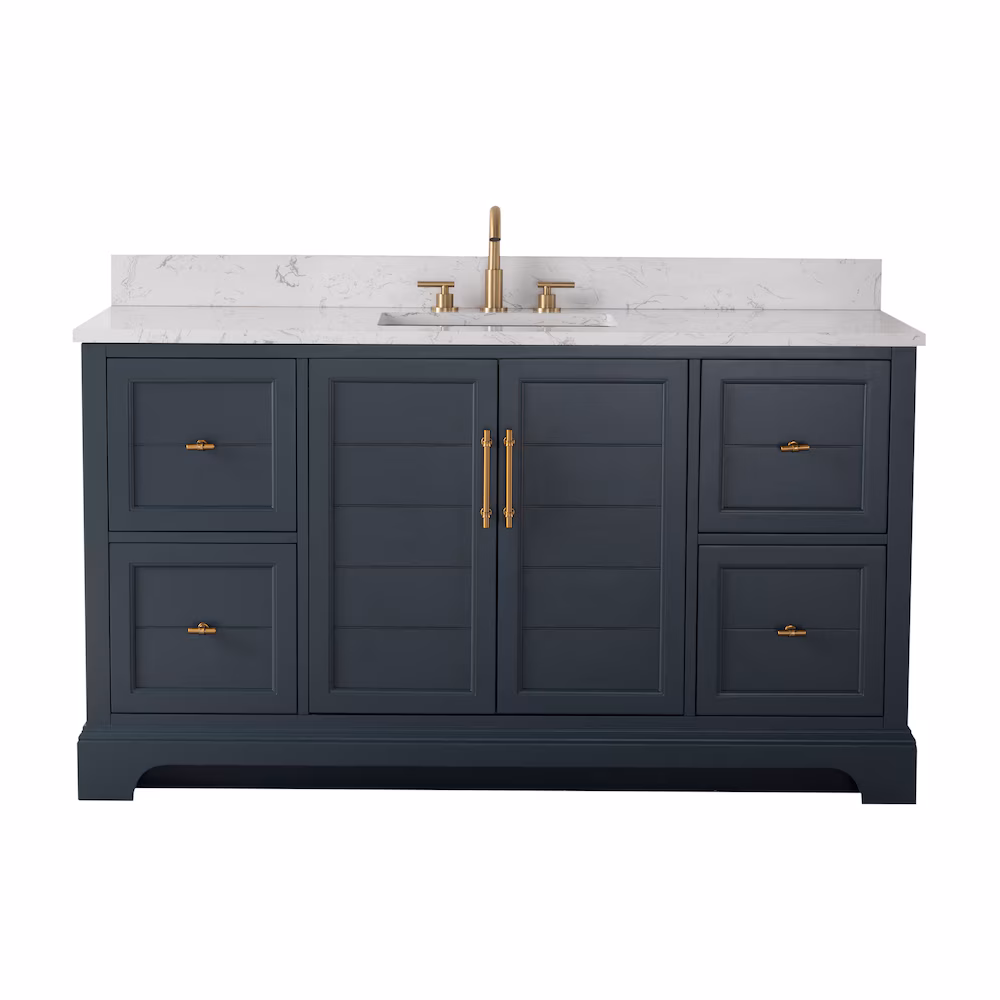 Vanity Art 60 in. W x 22 in. D x 34 in.