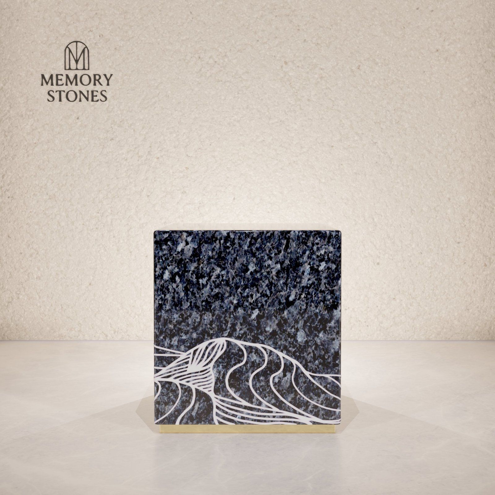 Granite Cremation Urn view 2