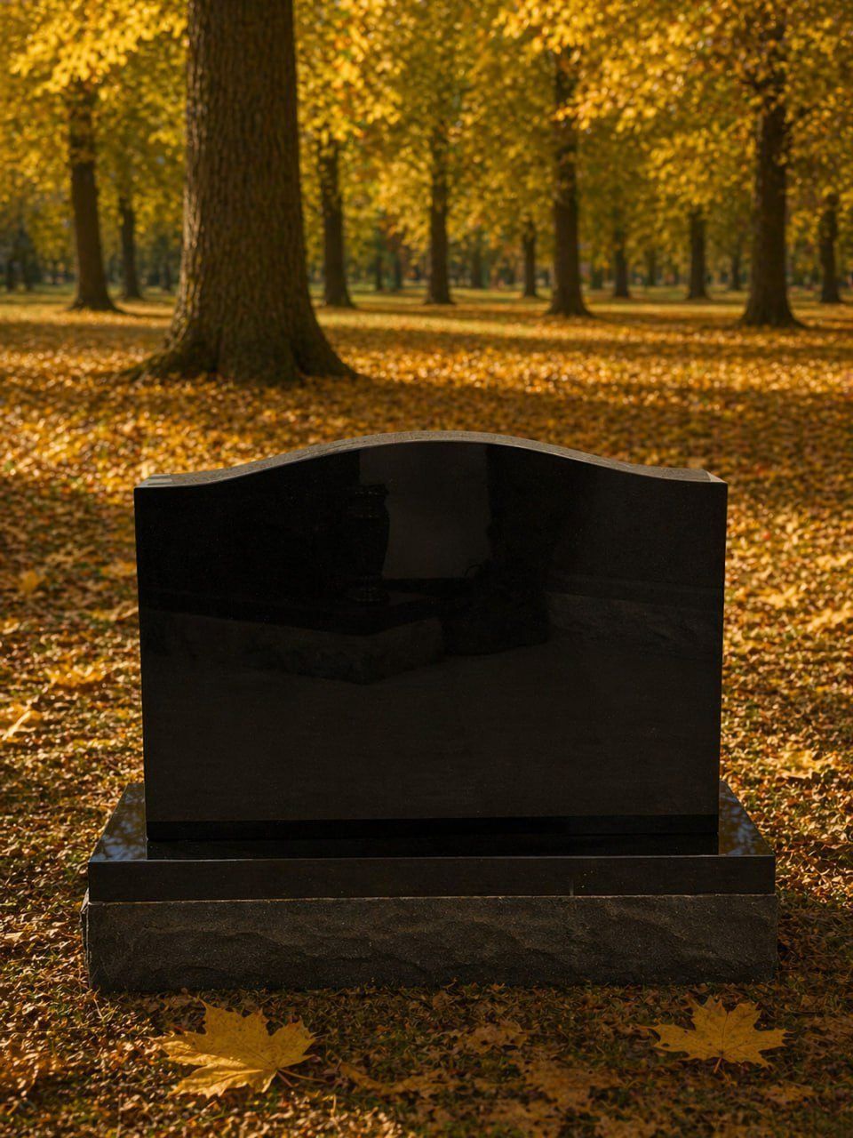Serpentine Granite Headstone