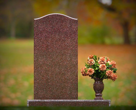 Classic Arched-Top Upright Headstone