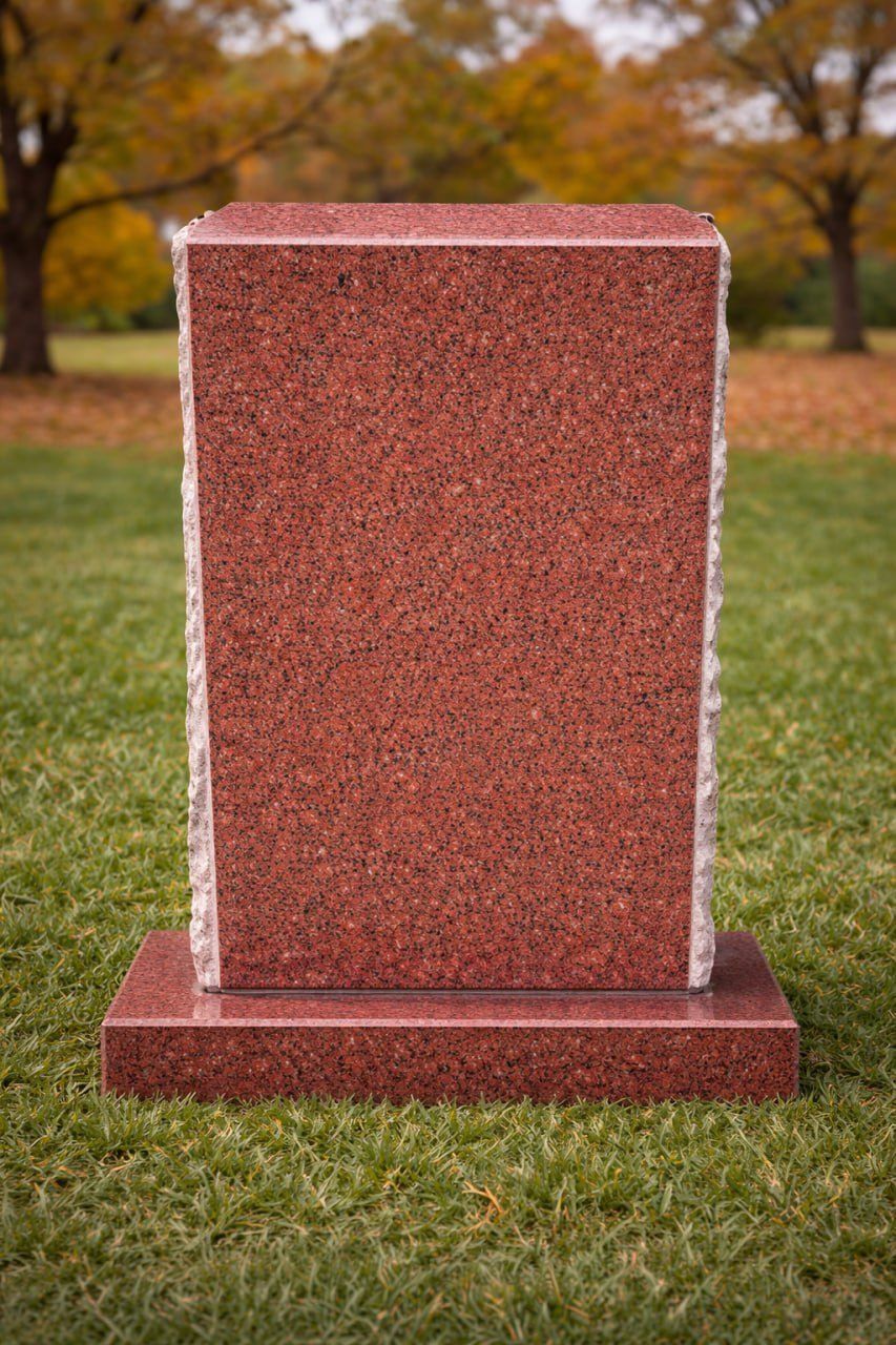 Rock Edge Headstone