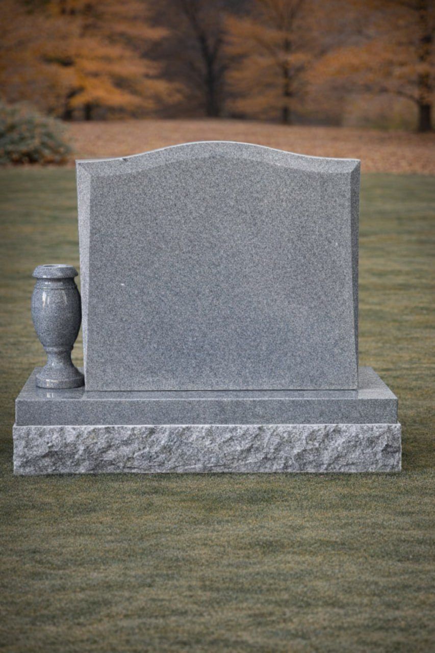 Serpentine Upright Granite Headstone 24 x 6 x 20