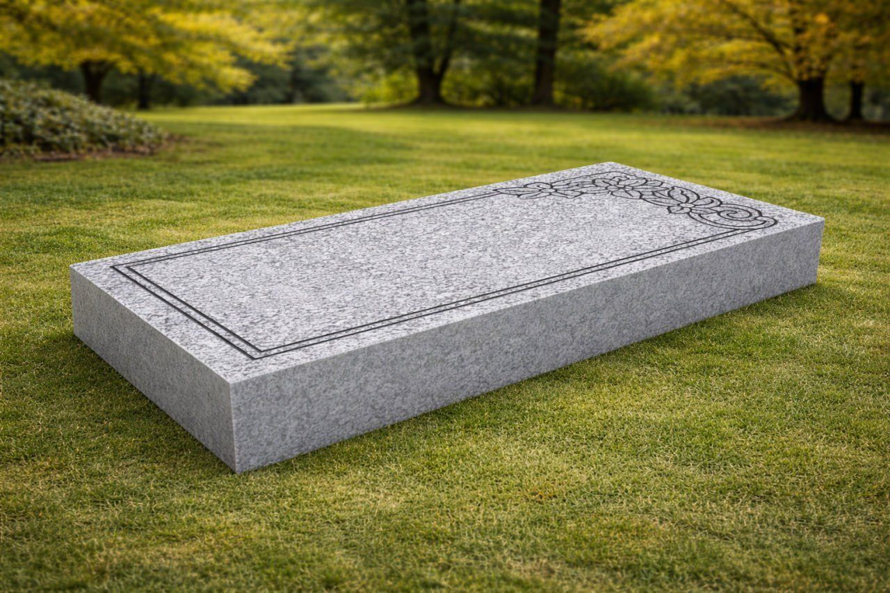 Flat Granite Headstone