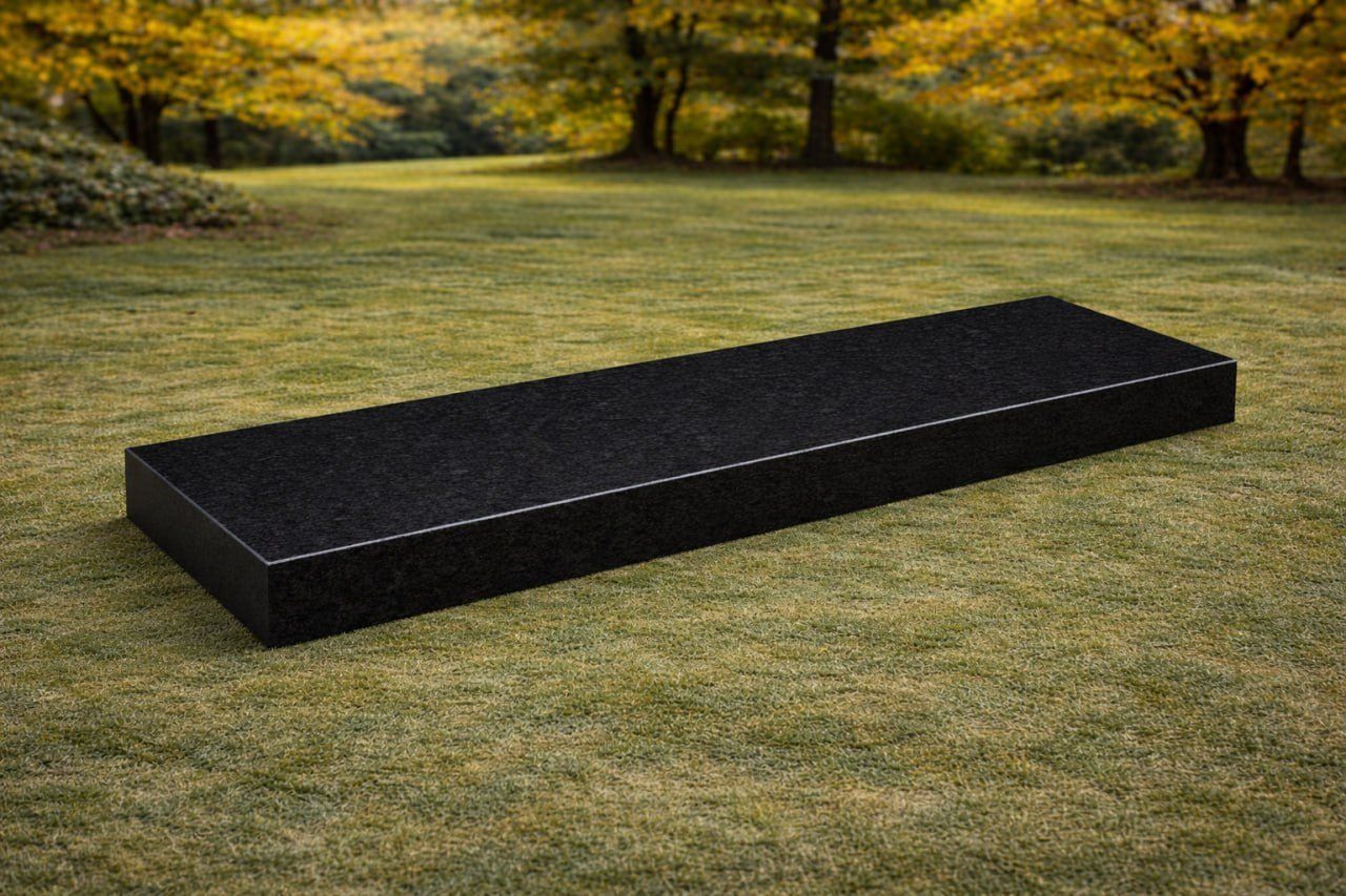 Flat Companion Granite Headstone