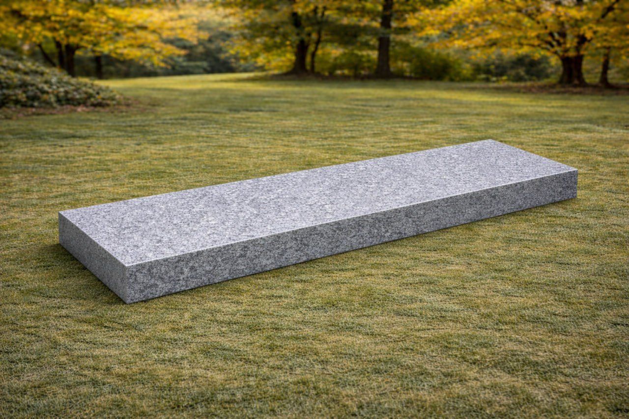 Flat Companion Granite Headstone