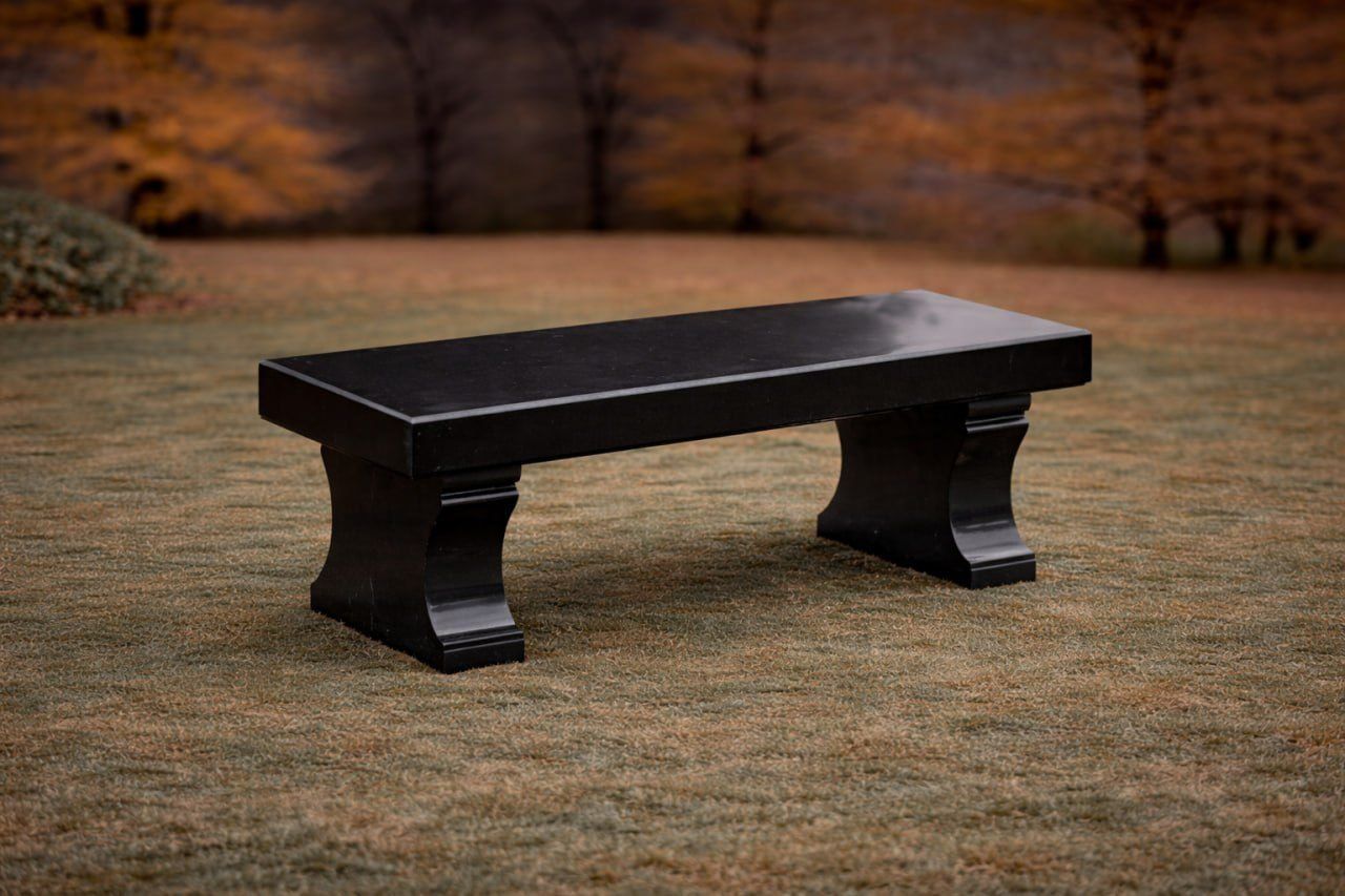 Granite Memorial Bench