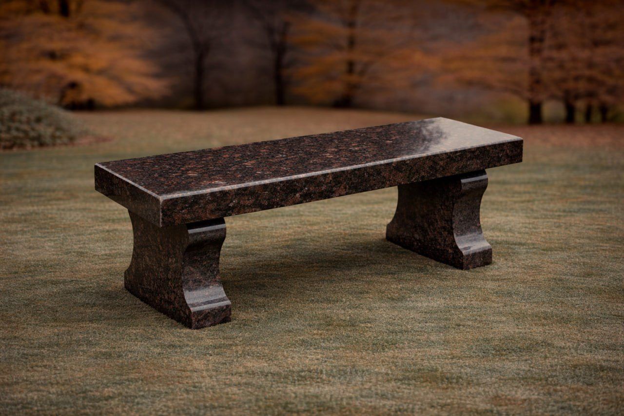 Granite Memorial Bench