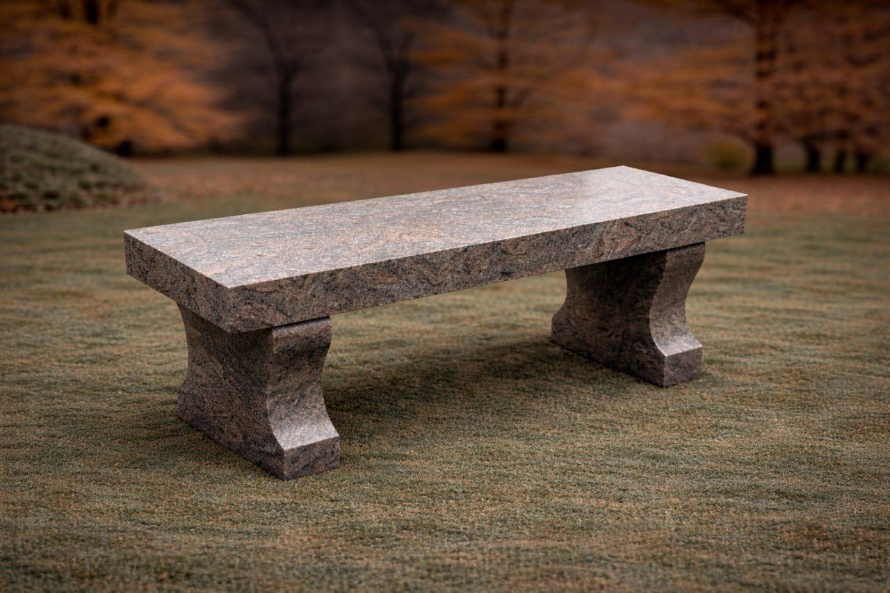 Granite Memorial Bench