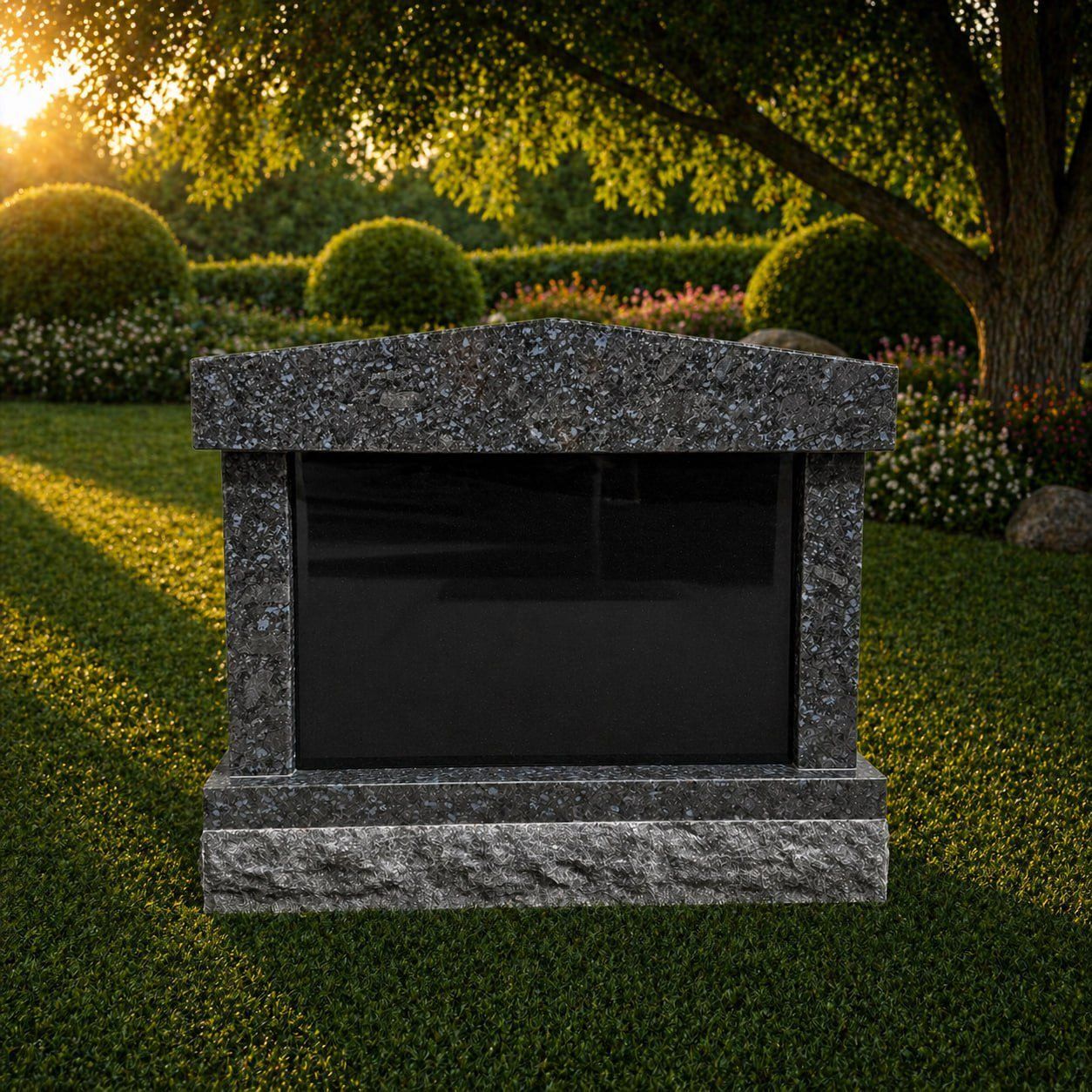 2-Niche Granite Cremation Columbarium