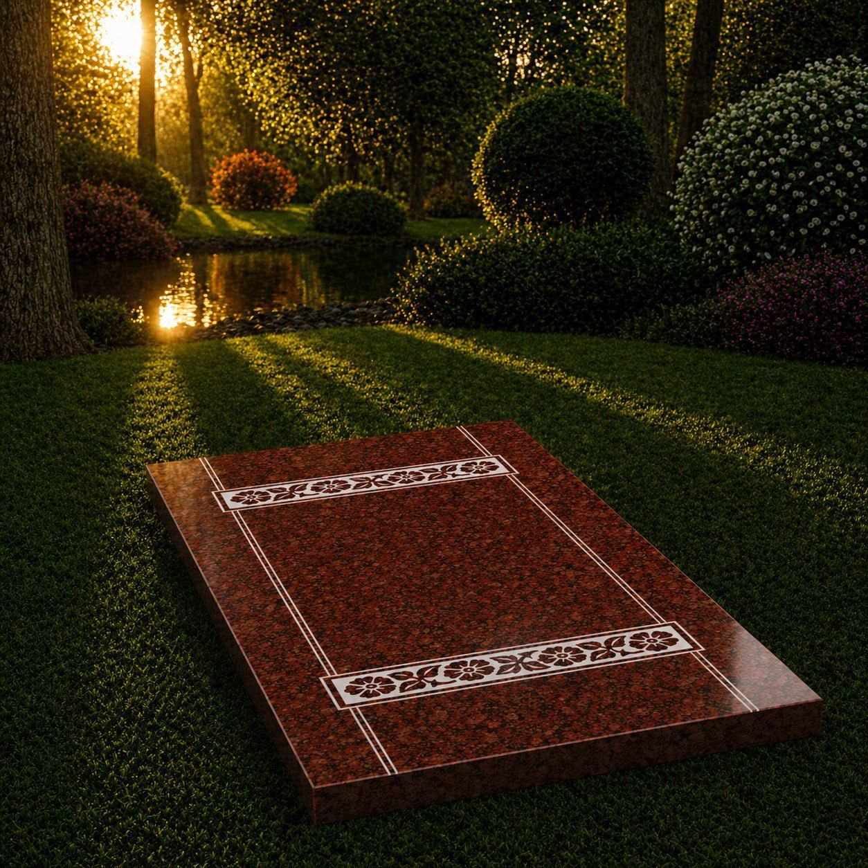 Full Ledger Granite Memorial