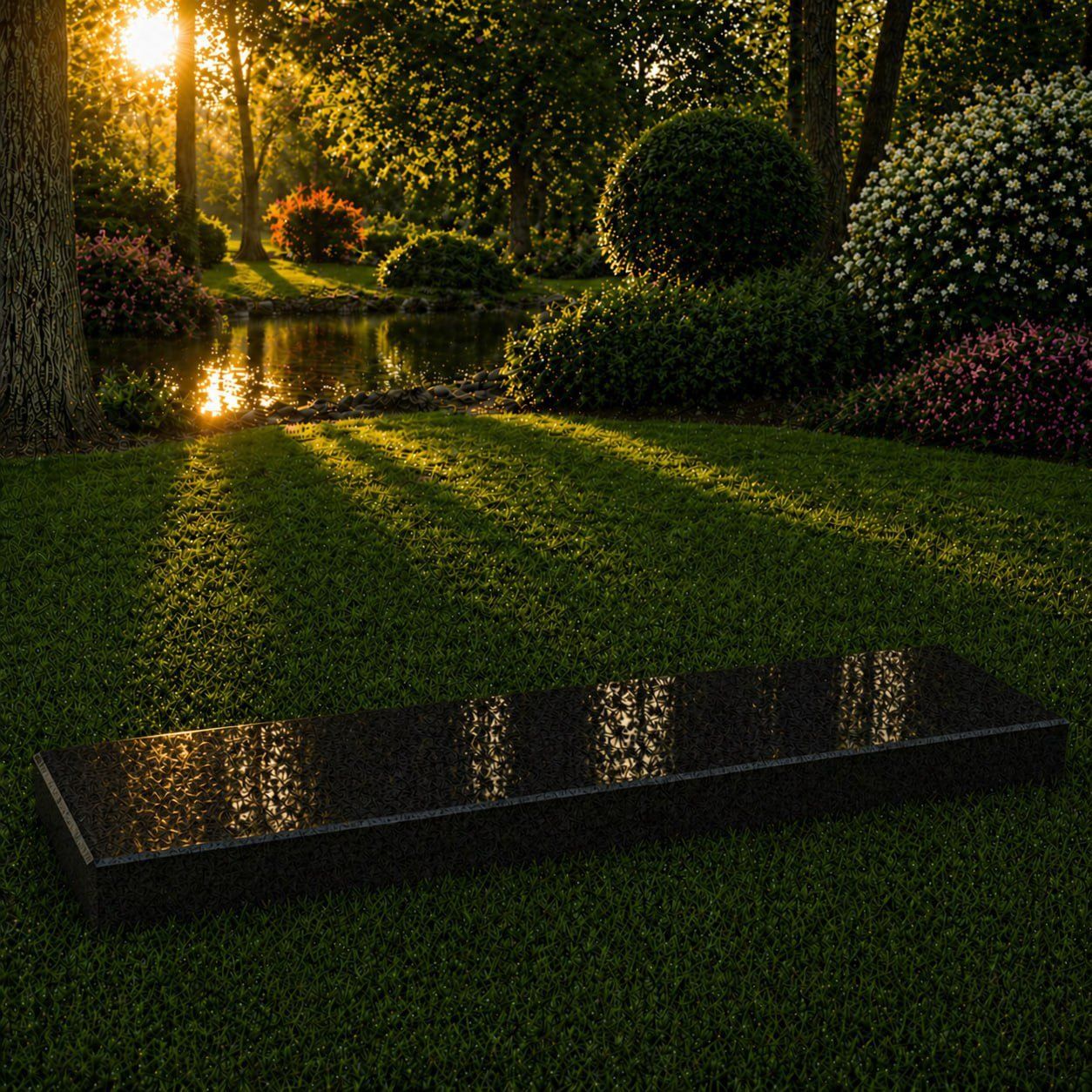 Full Ledger Granite Memorial