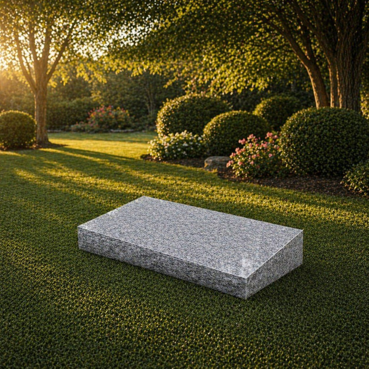 Bevel Granite Headstone