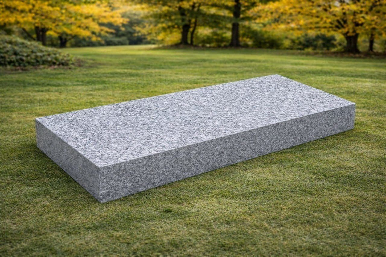 Flat Granite Grave Marker