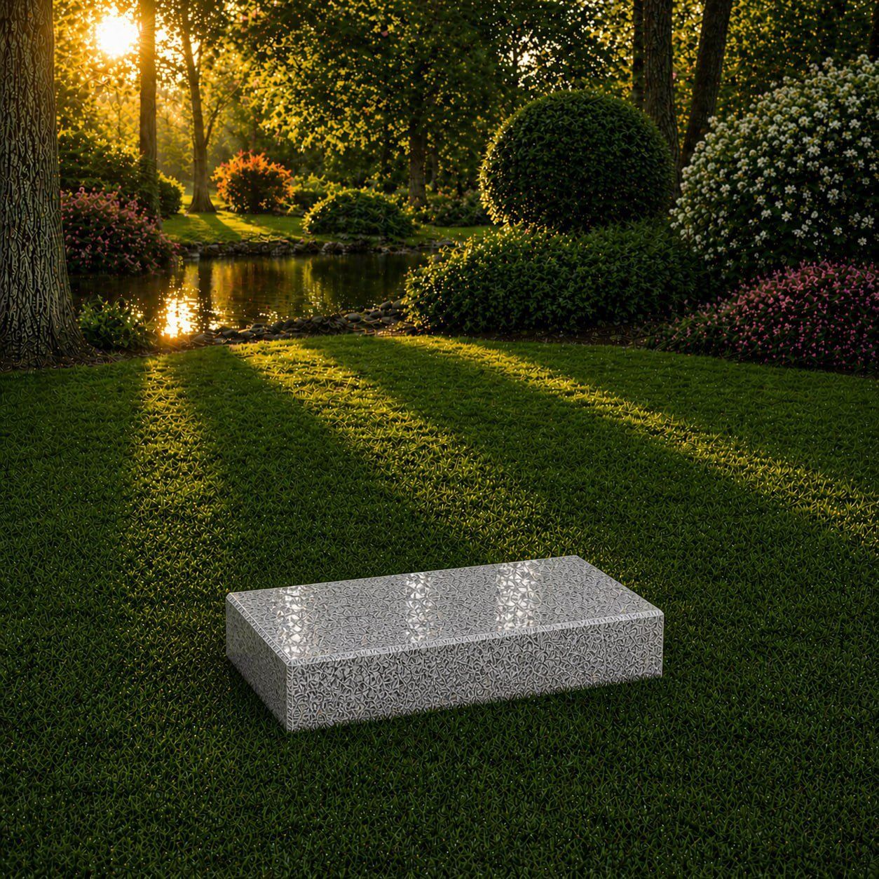 Flat Granite Grave Marker