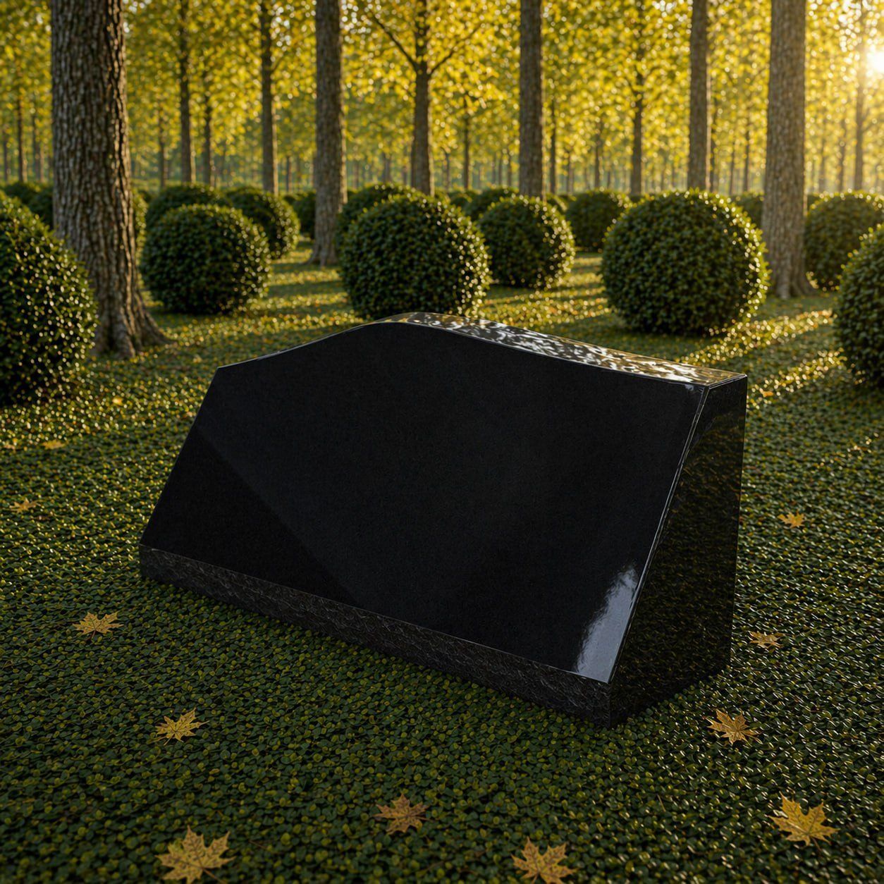 Companion Slant Marker Headstone