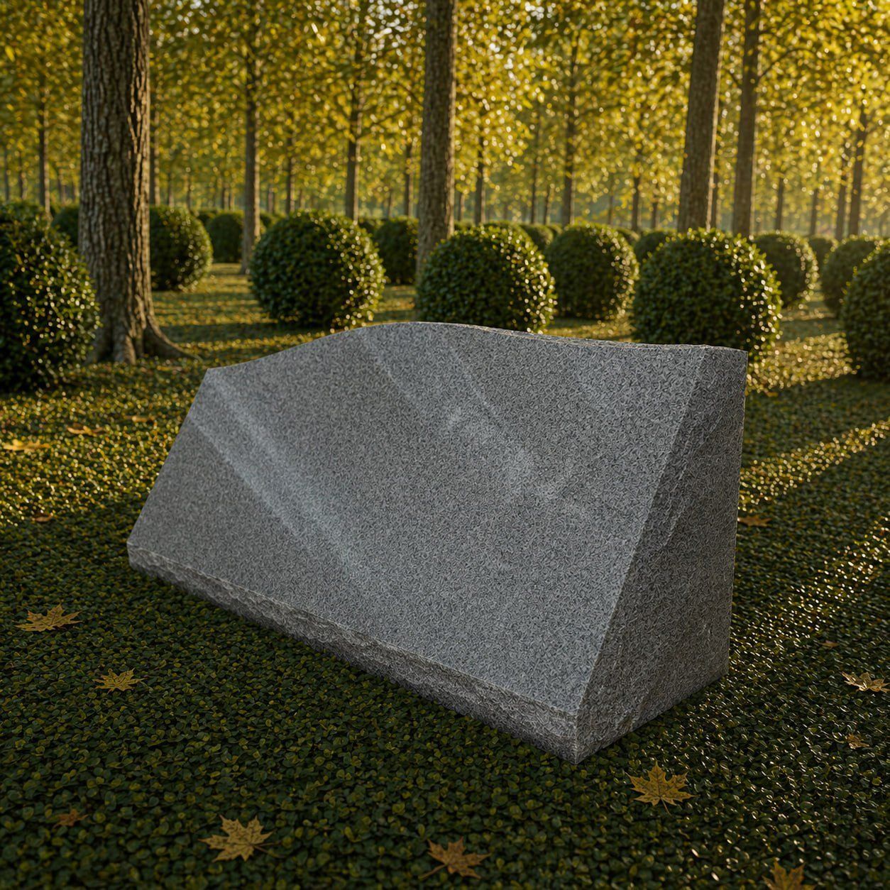Companion Slant Marker Headstone