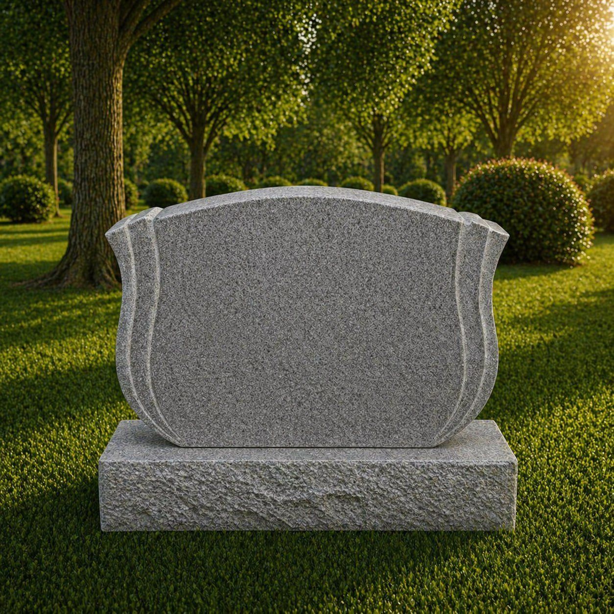 Shape Granite Headstone