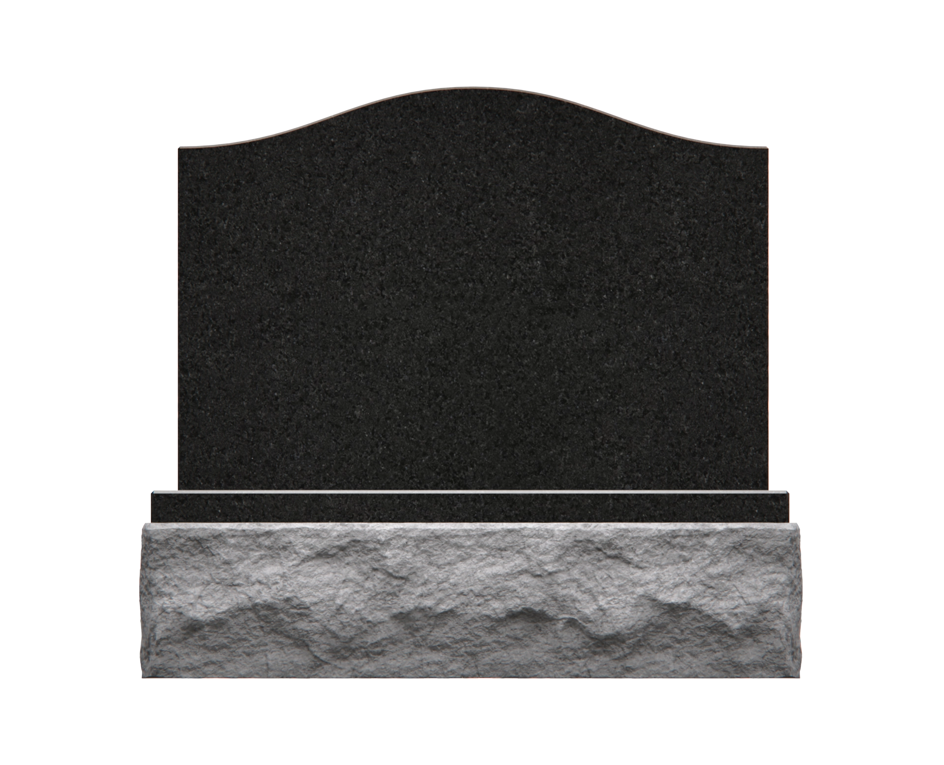 Premium Jewish Upright Granite Headstone with Star of David & Menorah view 3