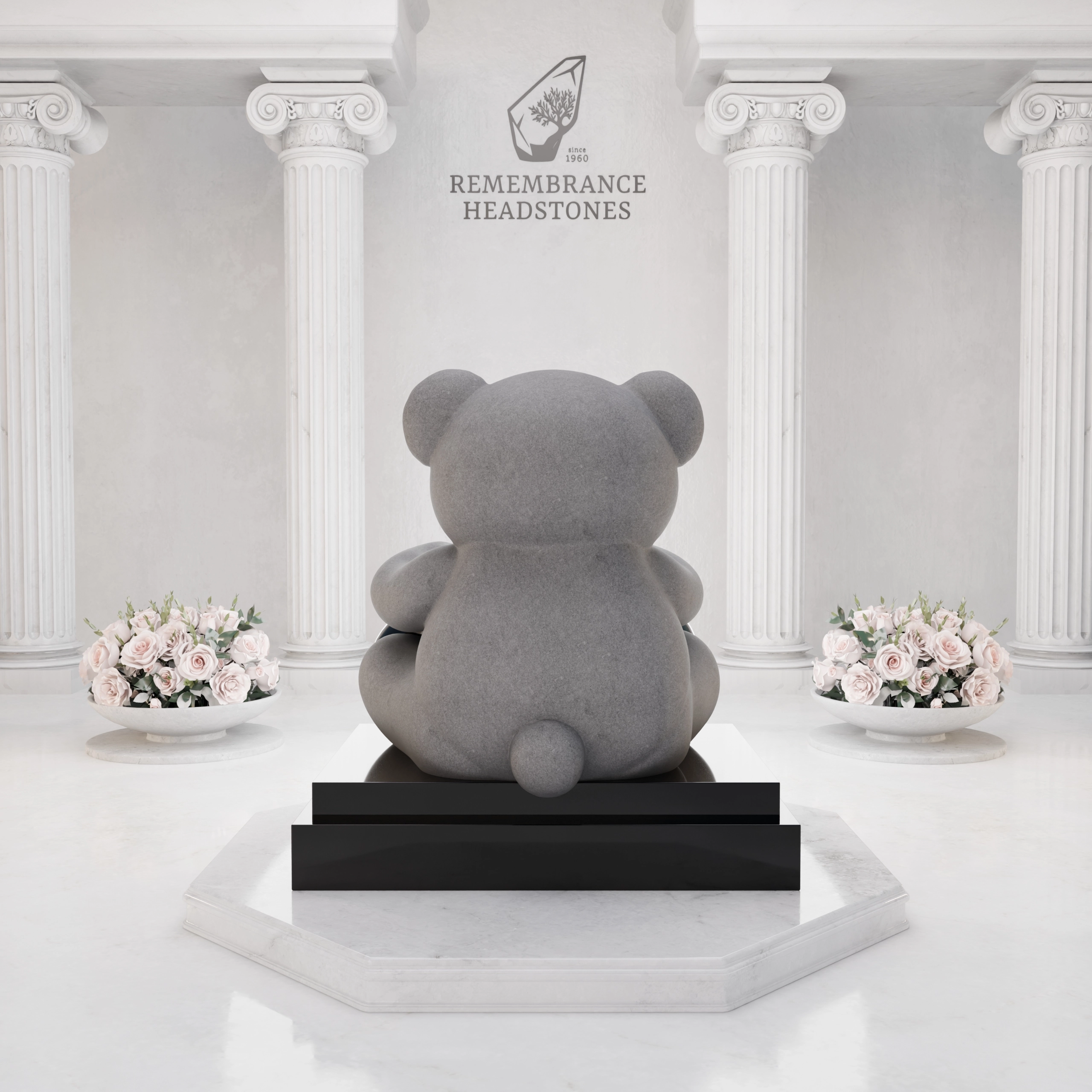 Premium Teddy Bear Cloud Child Memorial view 5