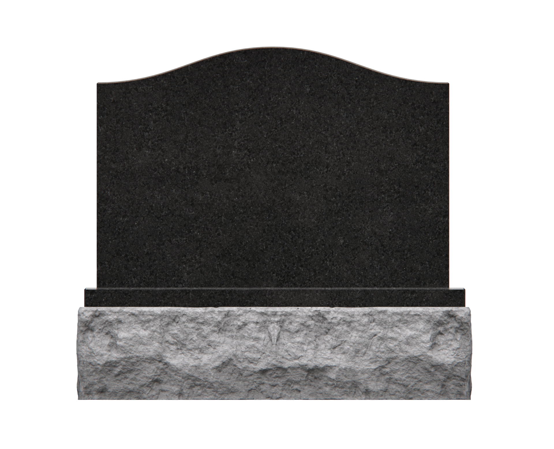 Premium Jewish Upright Granite Headstone with Star of David & Menorah view 2