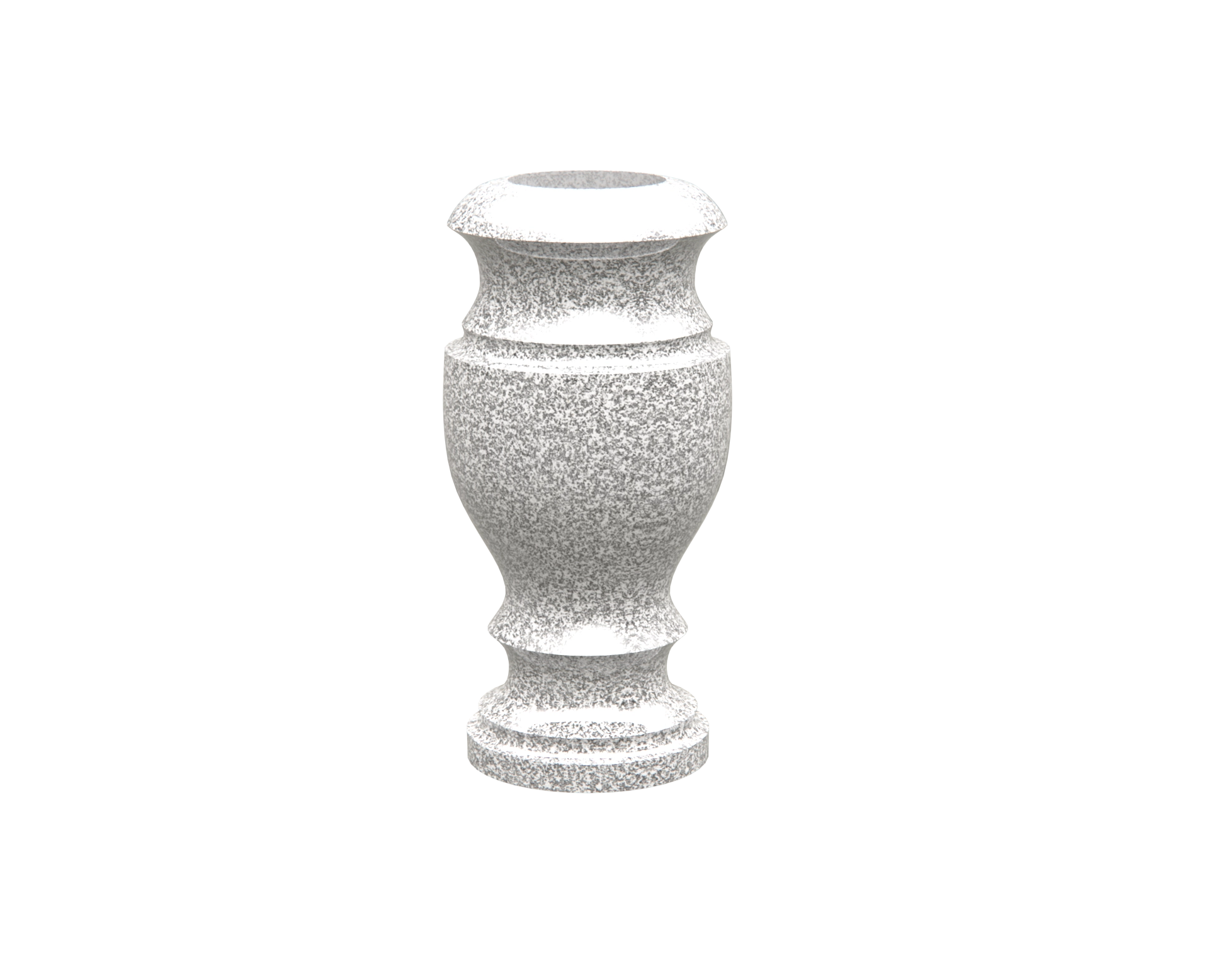 Premium Granite Cemetery Vase