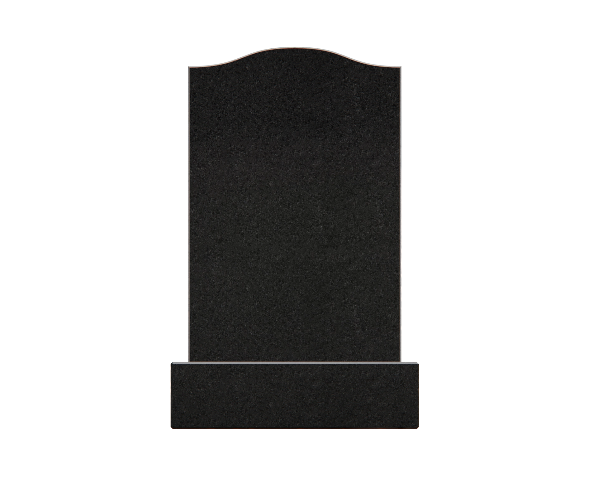 Premium Jewish Upright Granite Headstone with Star of David, Shofar & view 3
