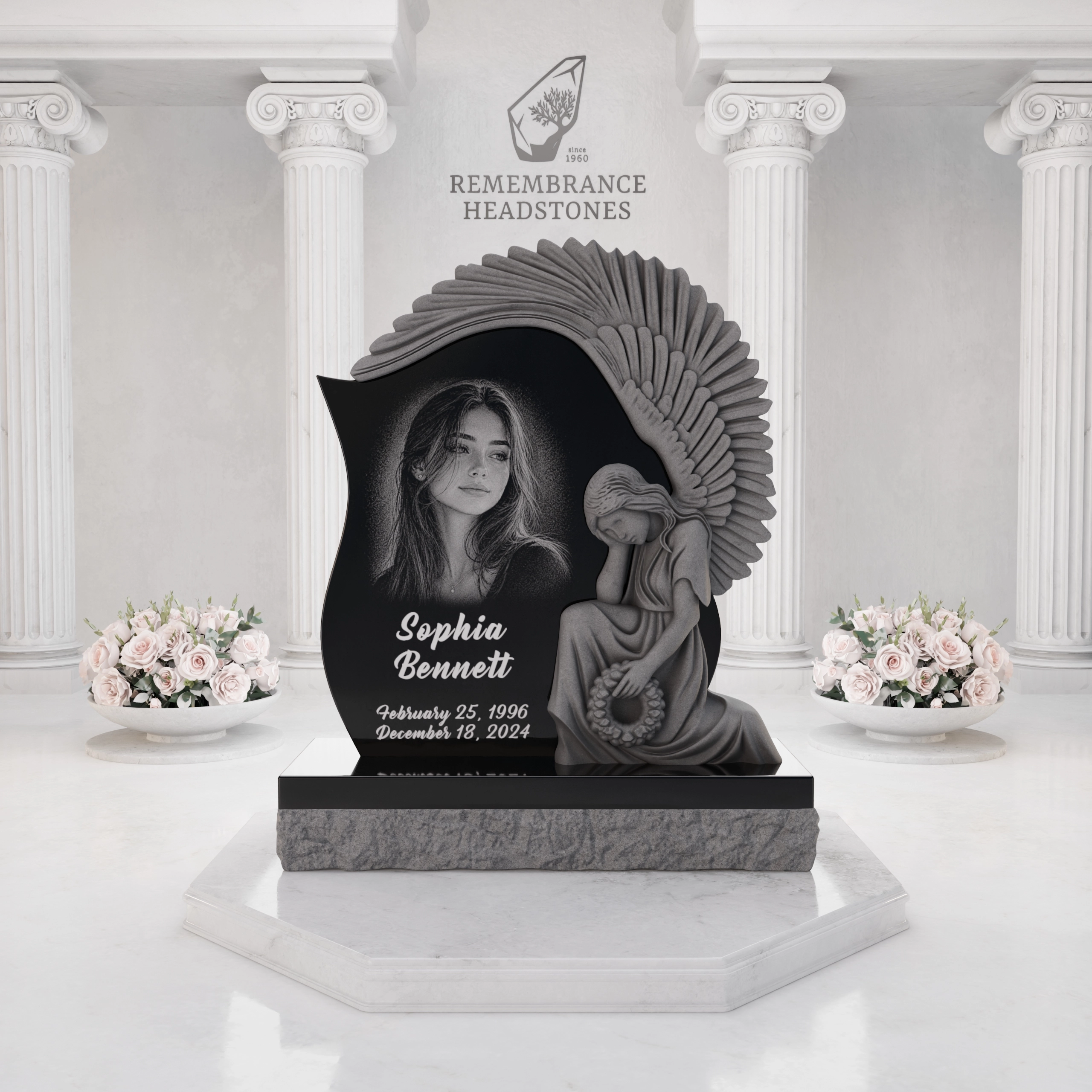 Luxury Mourning Angel Memorial
