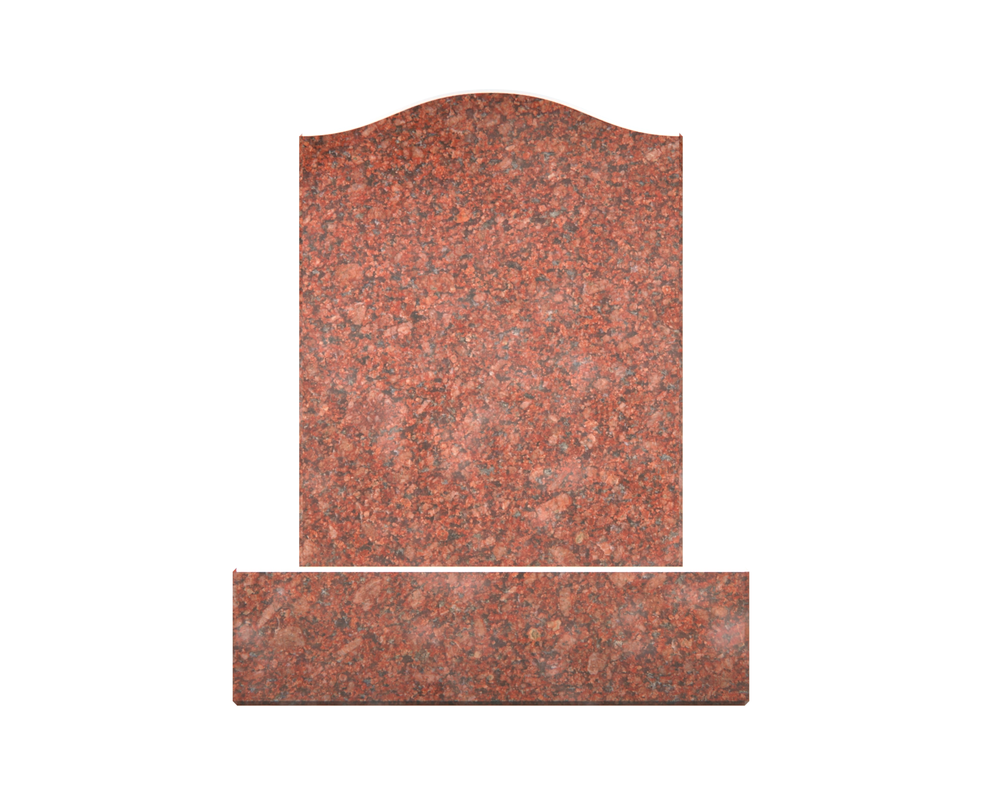 Luxury Upright Granite Headstone with Rosary Cross, Dove & Rose Carving view 2