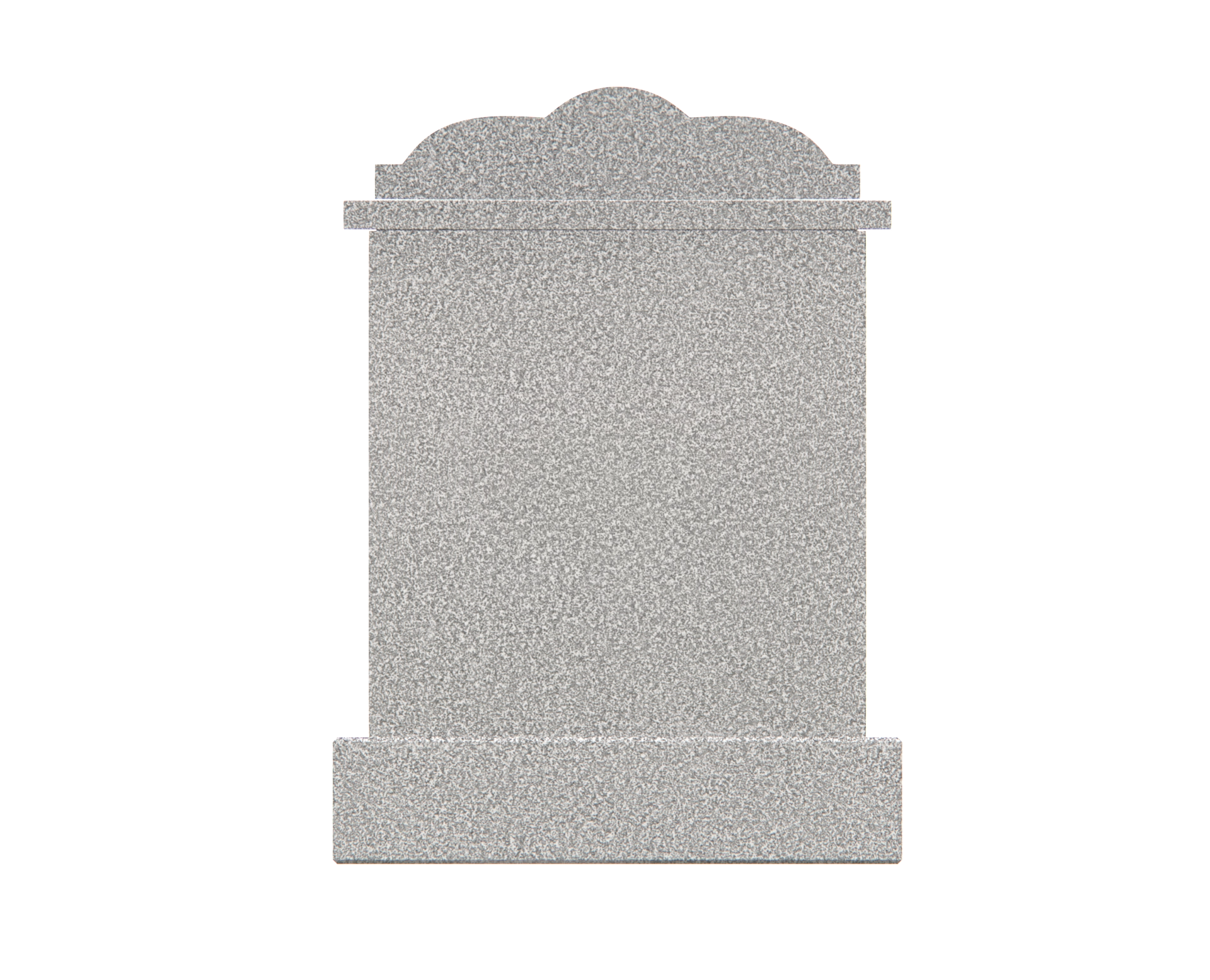 Premium Architectural Granite Headstone — Tablet with Star of David view 2