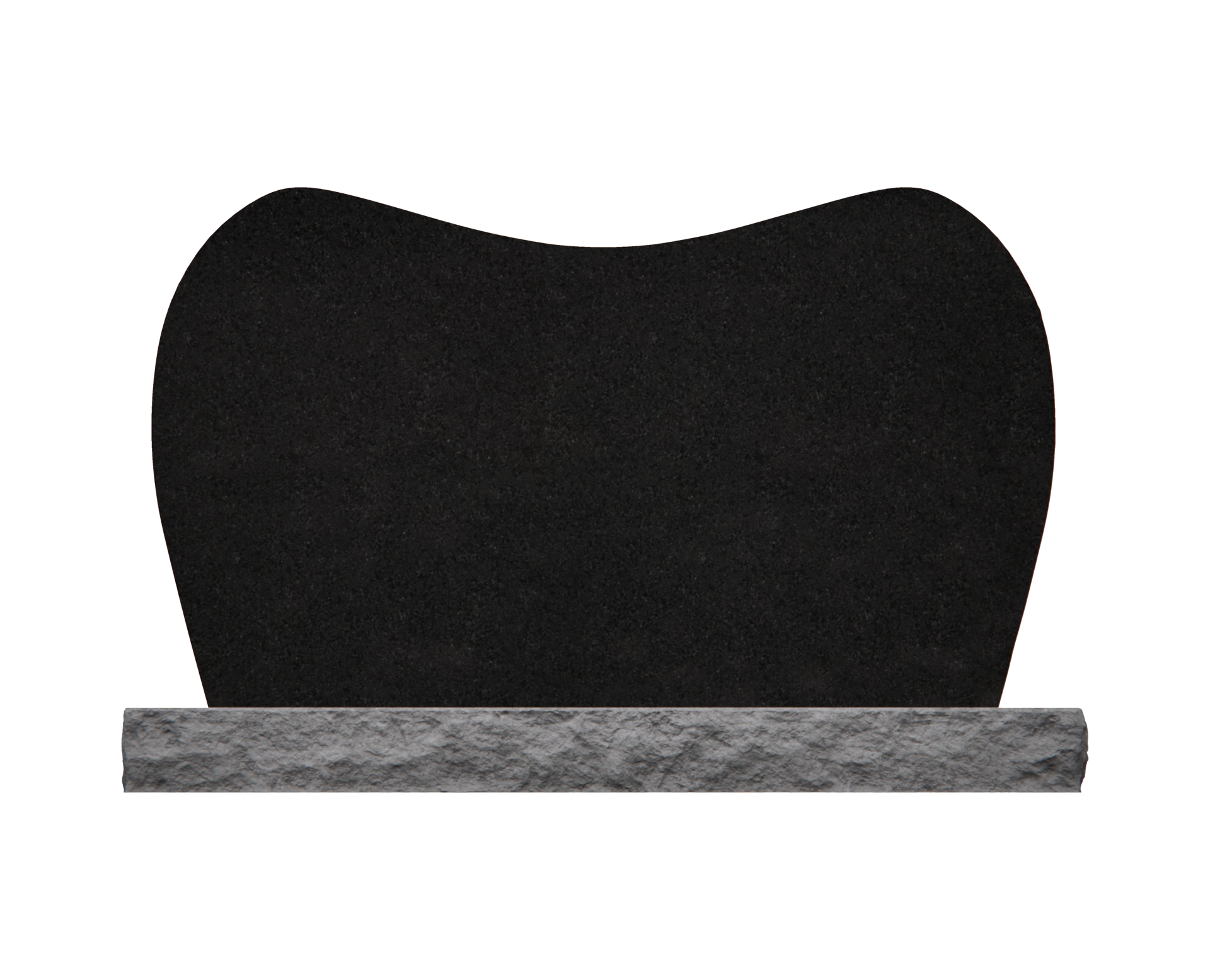 Luxury Companion Granite Headstone — Lion & Cherub Reliefs view 2