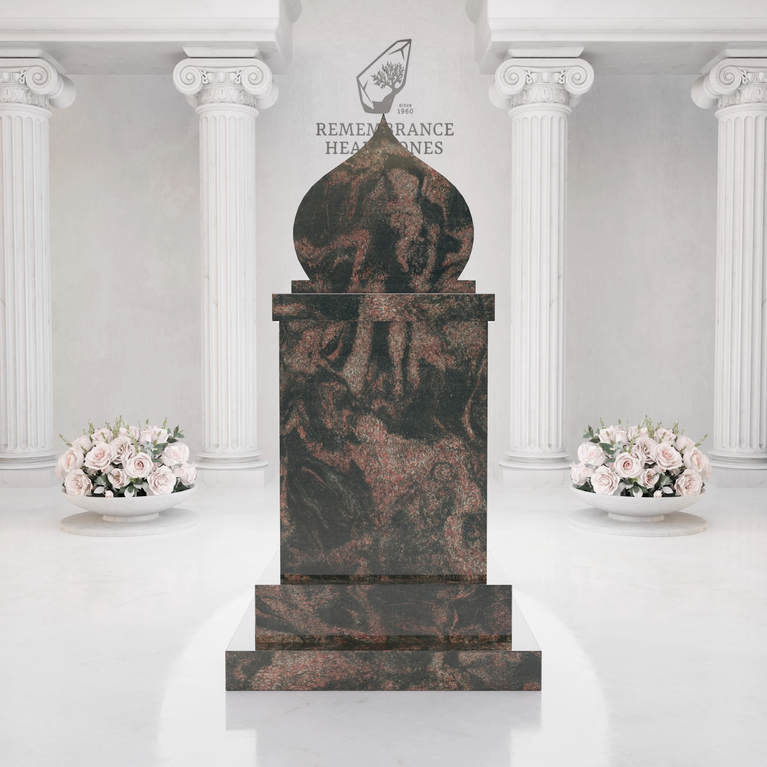 Luxury Islamic Crescent Ledger Memorial view 5