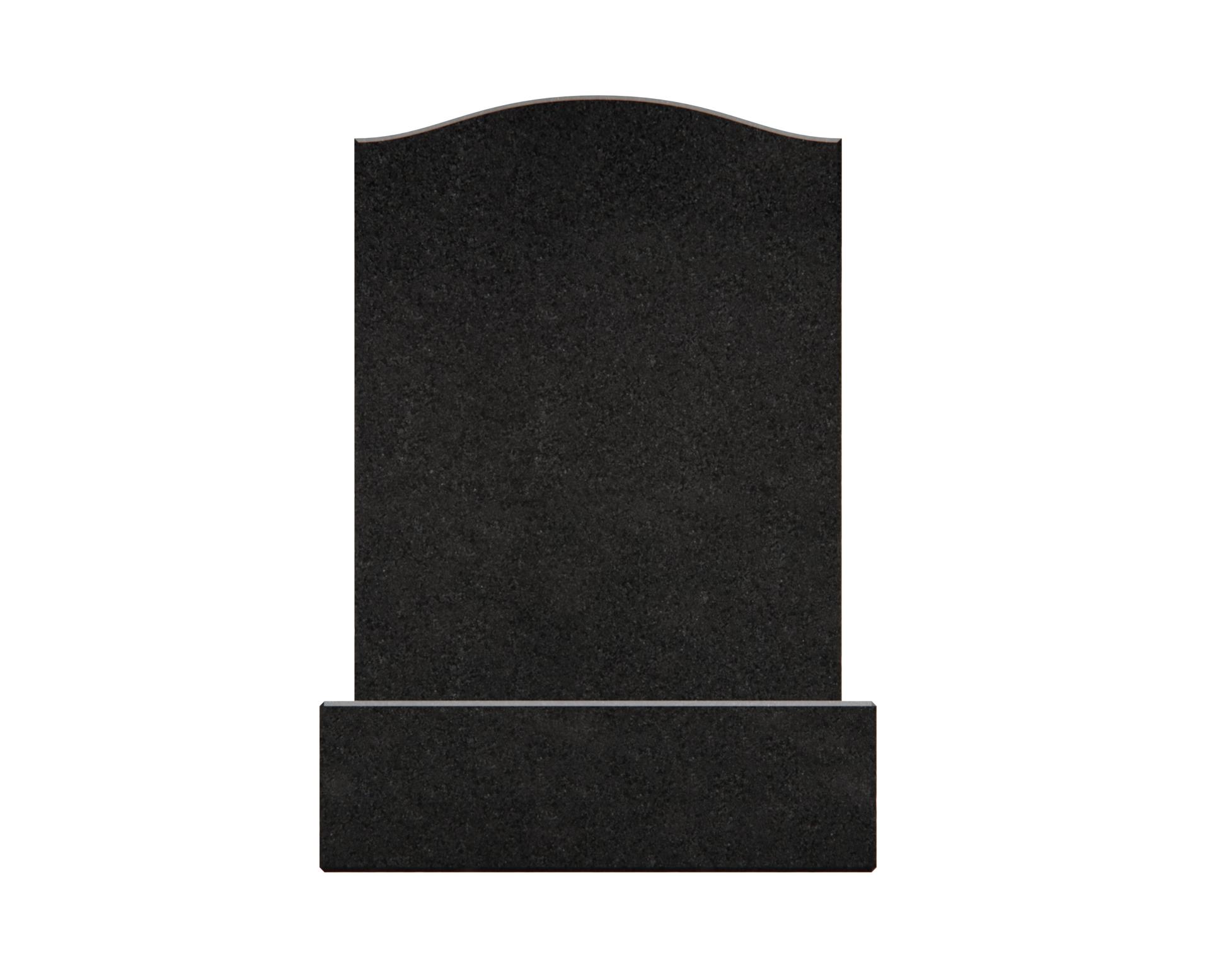 Luxury Upright Granite Headstone with Eagle & Flag view 2