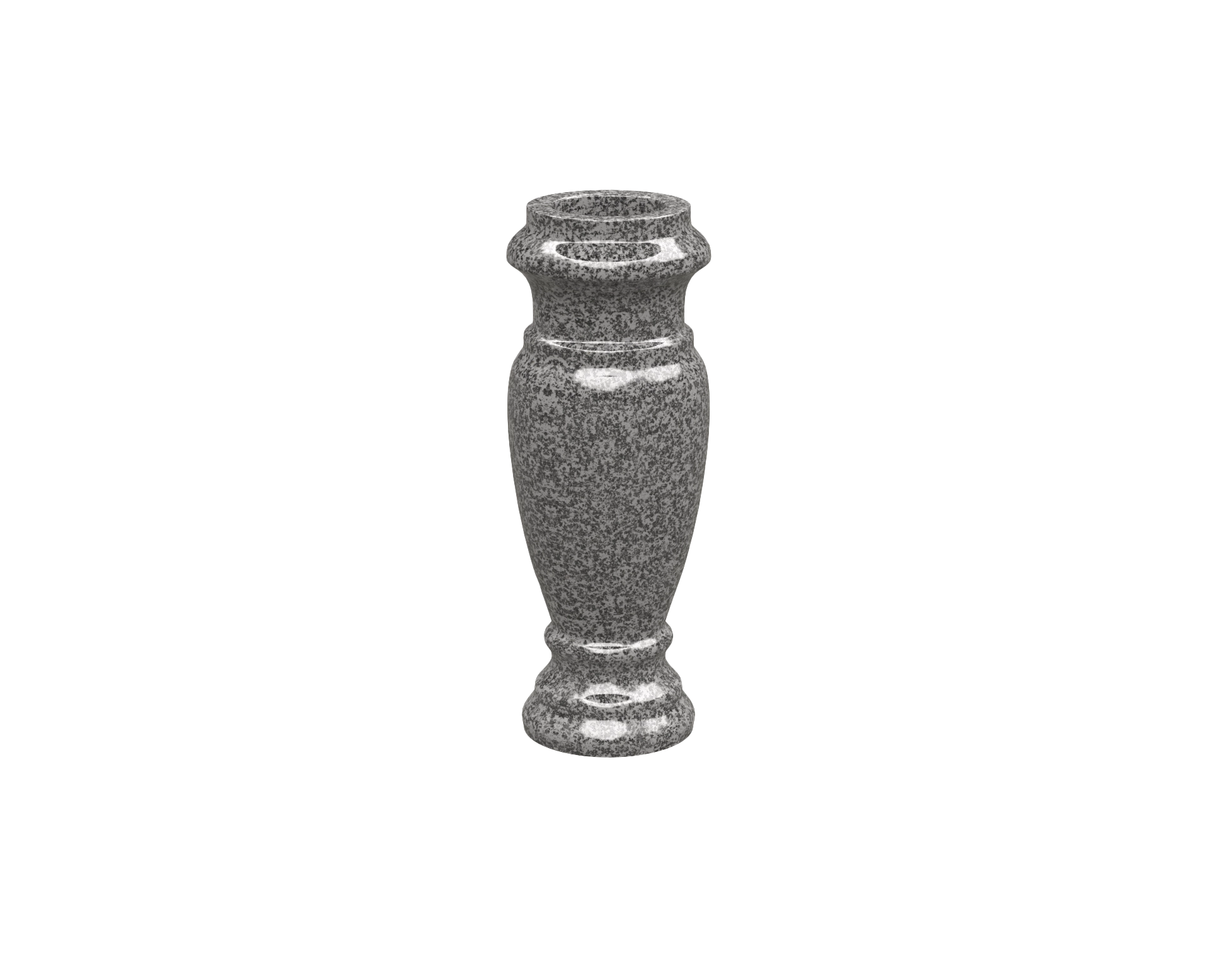Premium Granite Cemetery Vase