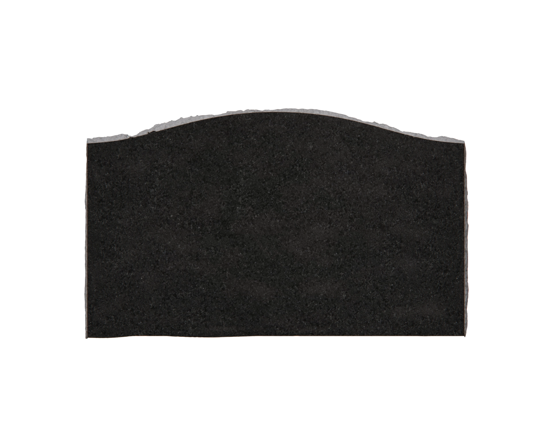 Premium Single Slant Granite Headstone with Rose Carving view 2