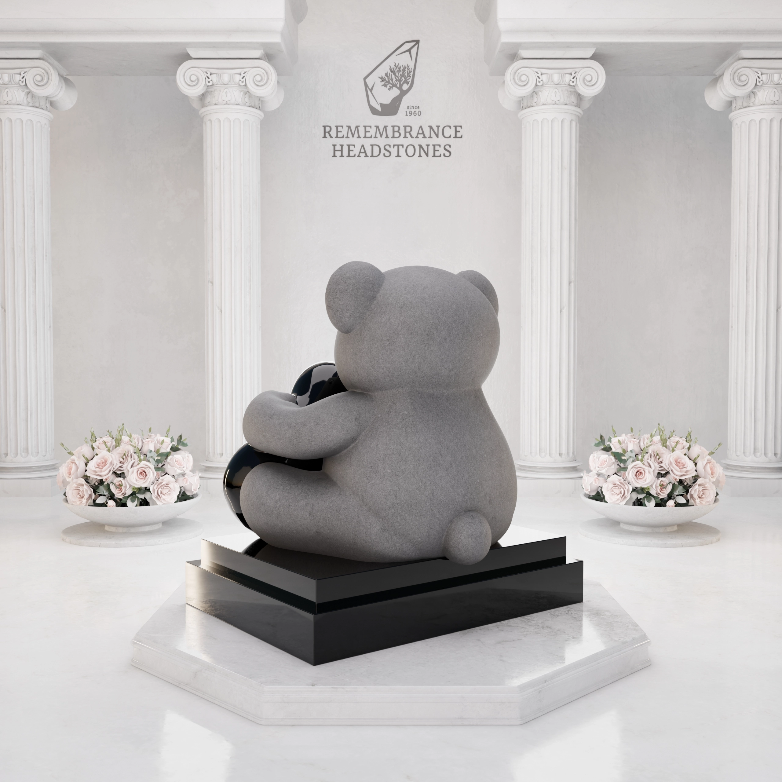 Premium Teddy Bear Cloud Child Memorial view 4