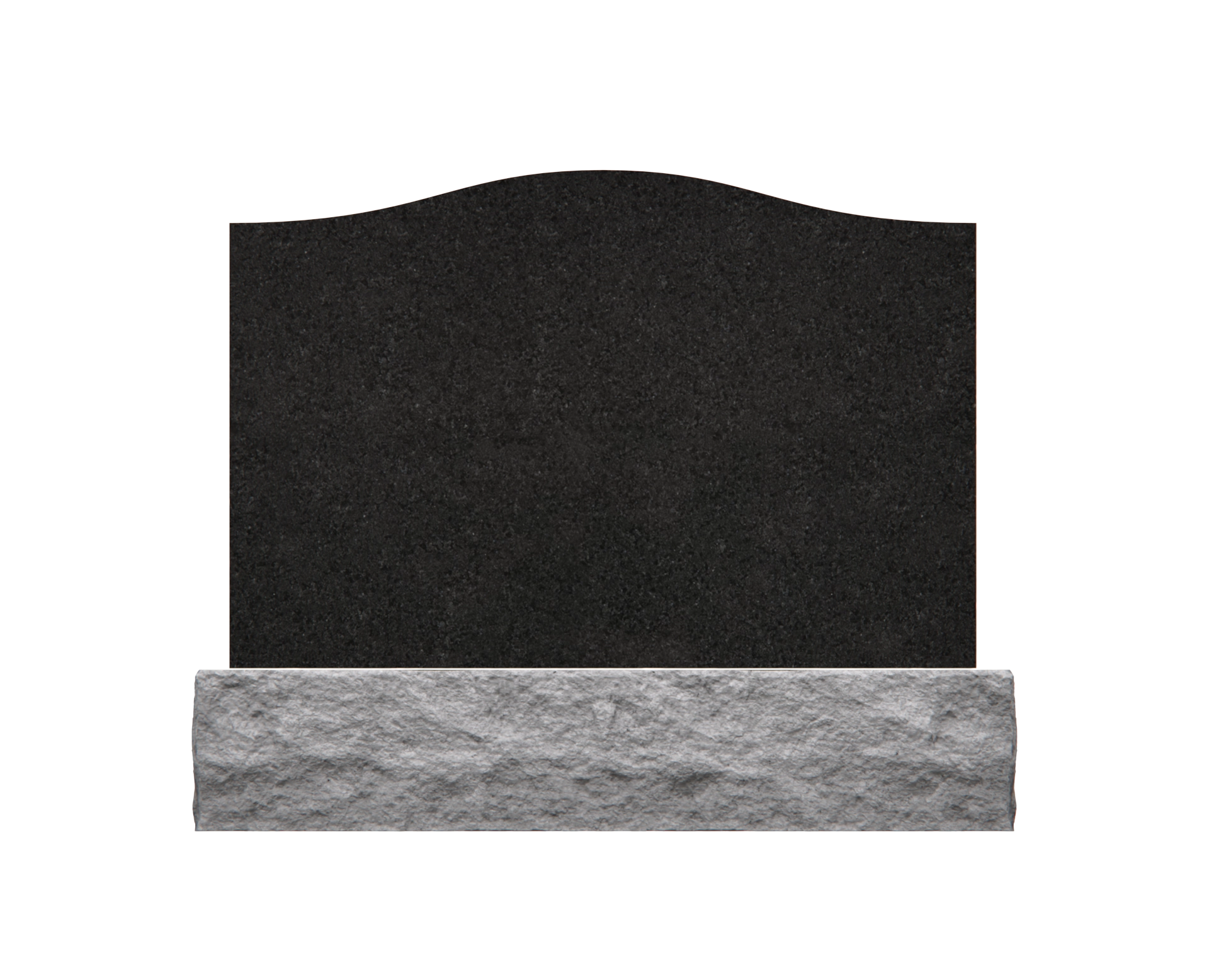 Luxury Upright Granite Headstone with Cross, Shell & Ocean Motif view 2
