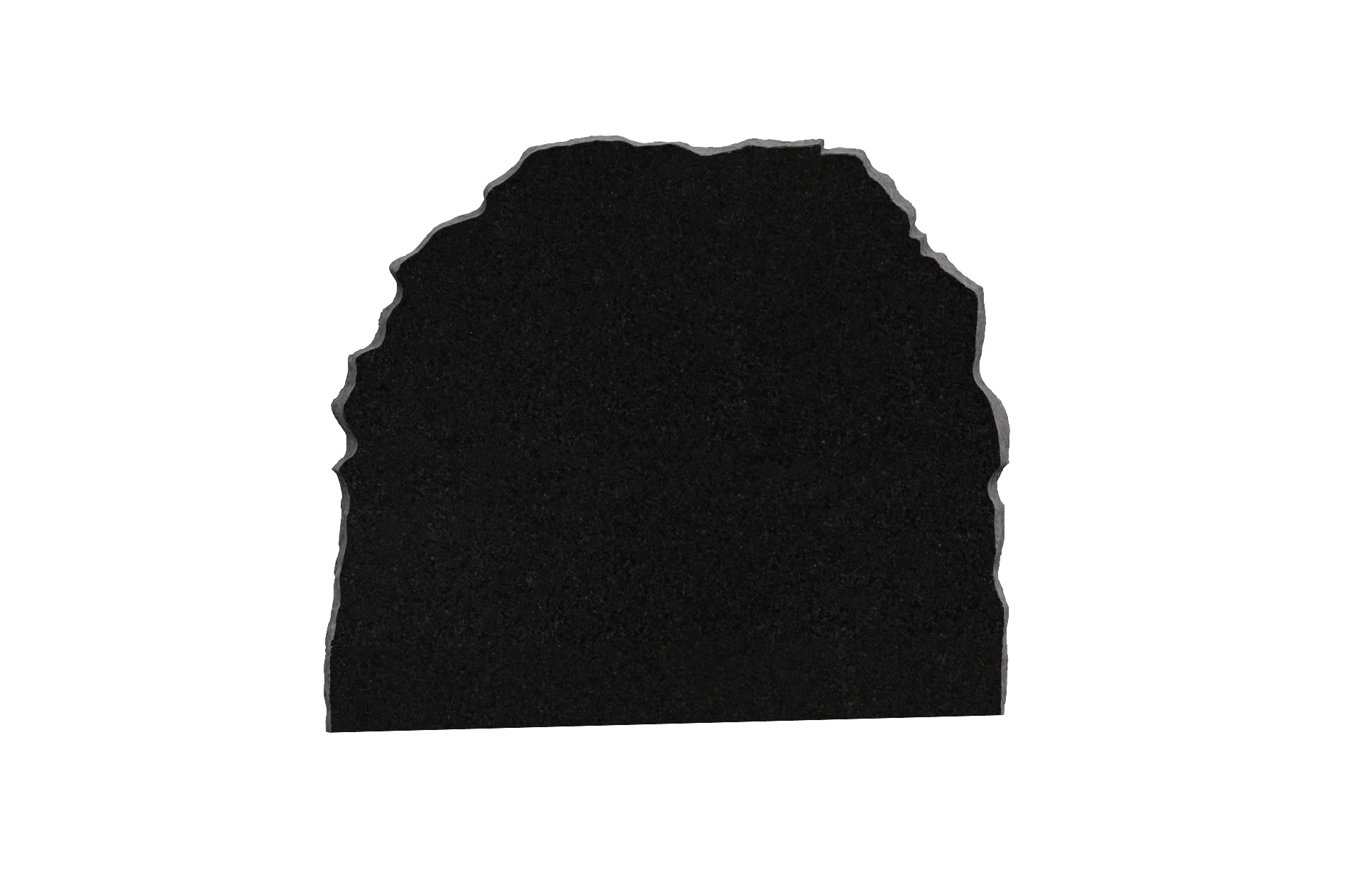 Luxury Companion Headstone — Tree of Life & Rock Edge view 3