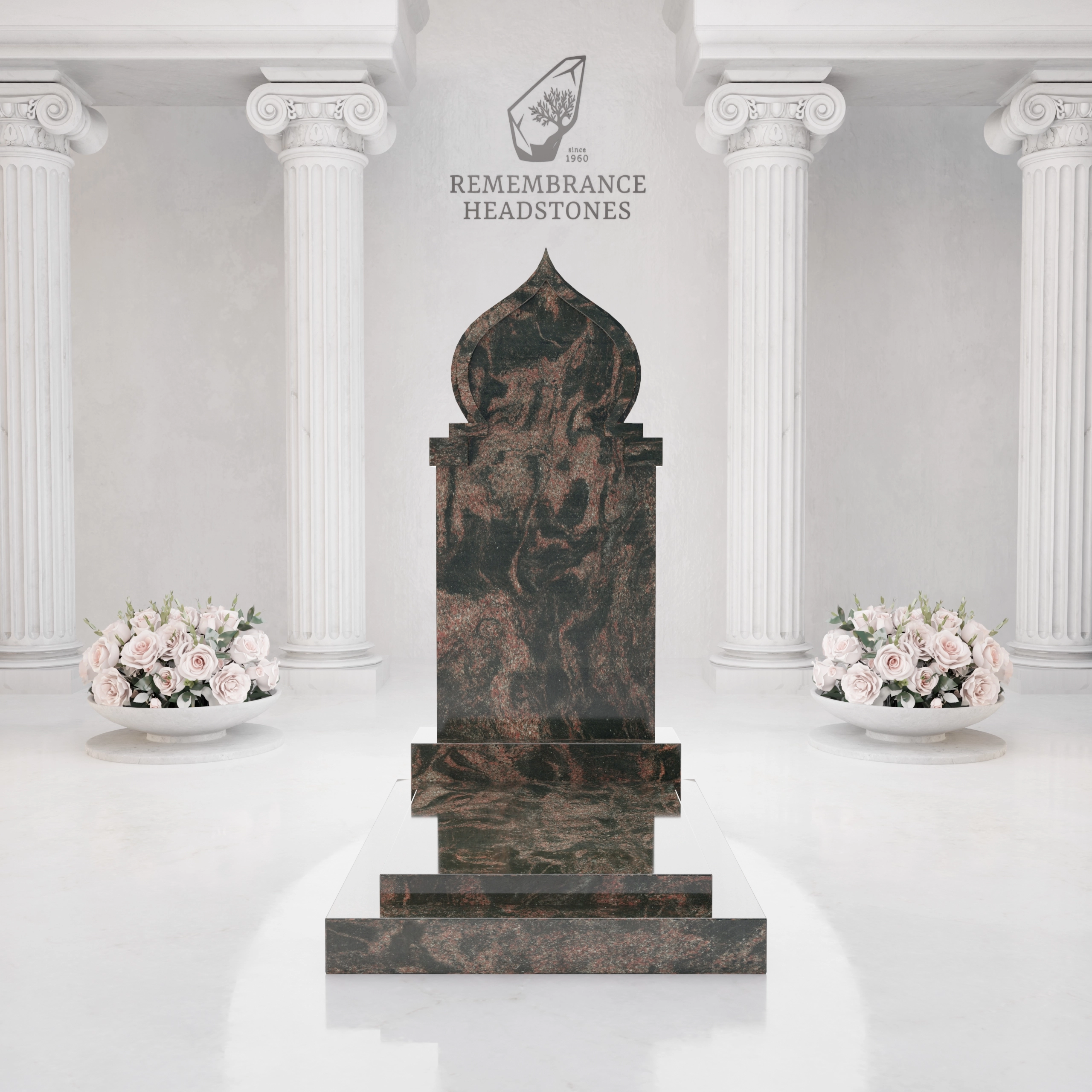 Luxury Islamic Crescent Ledger Memorial view 3