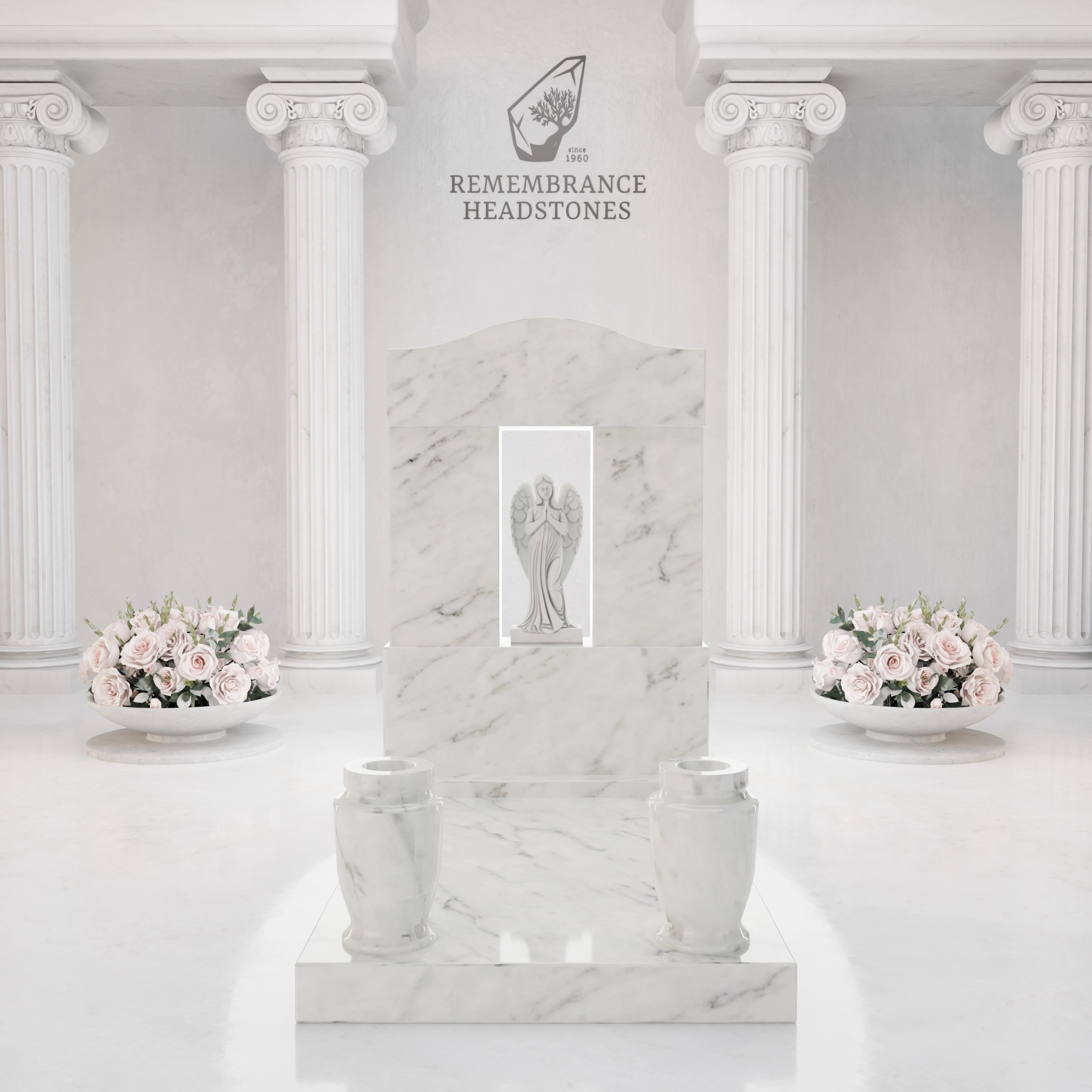 Luxury Companion Angel Alcove Ledger Memorial view 3