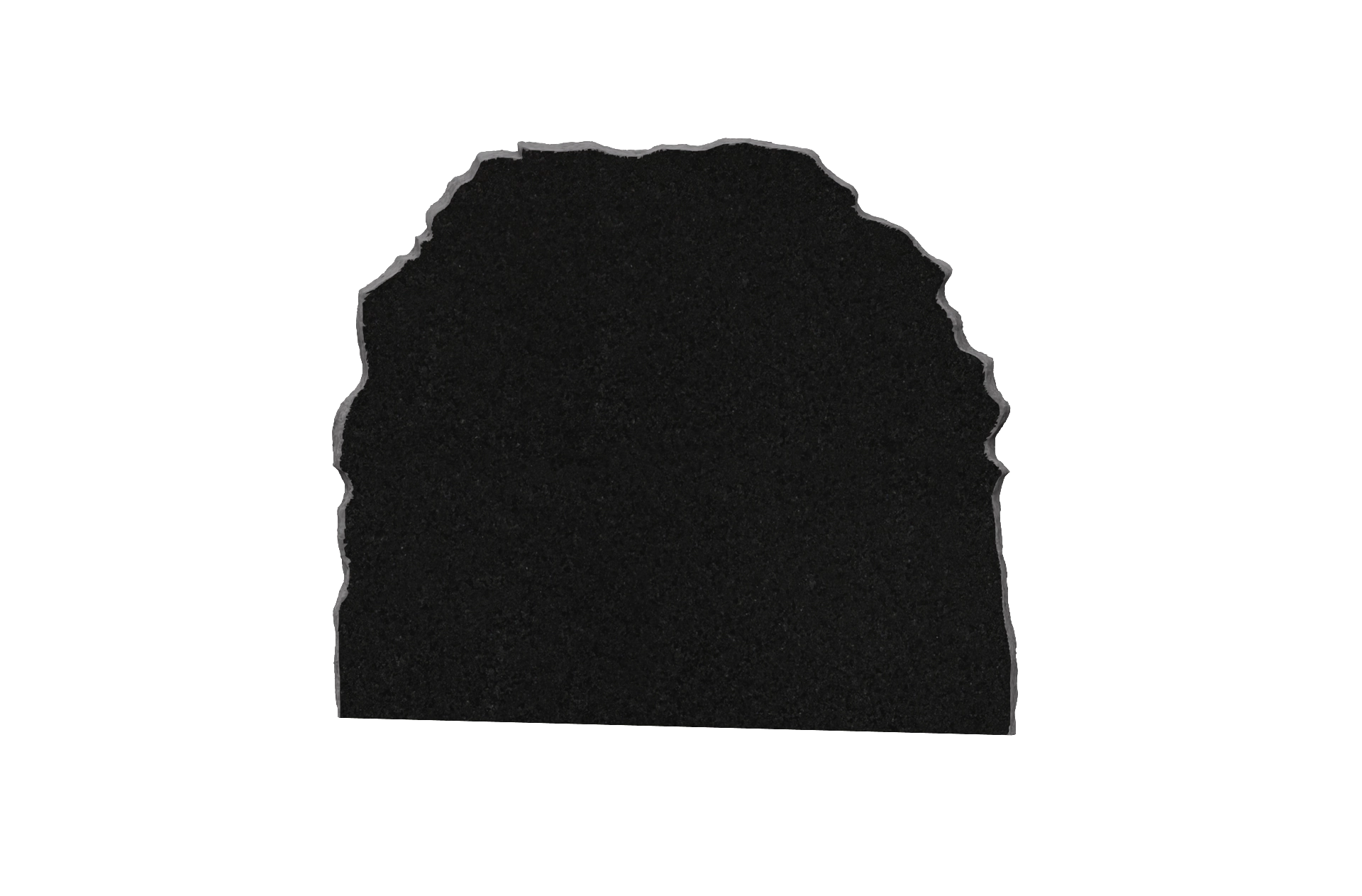 Luxury Companion Headstone — Tree of Life & Rock Edge view 2