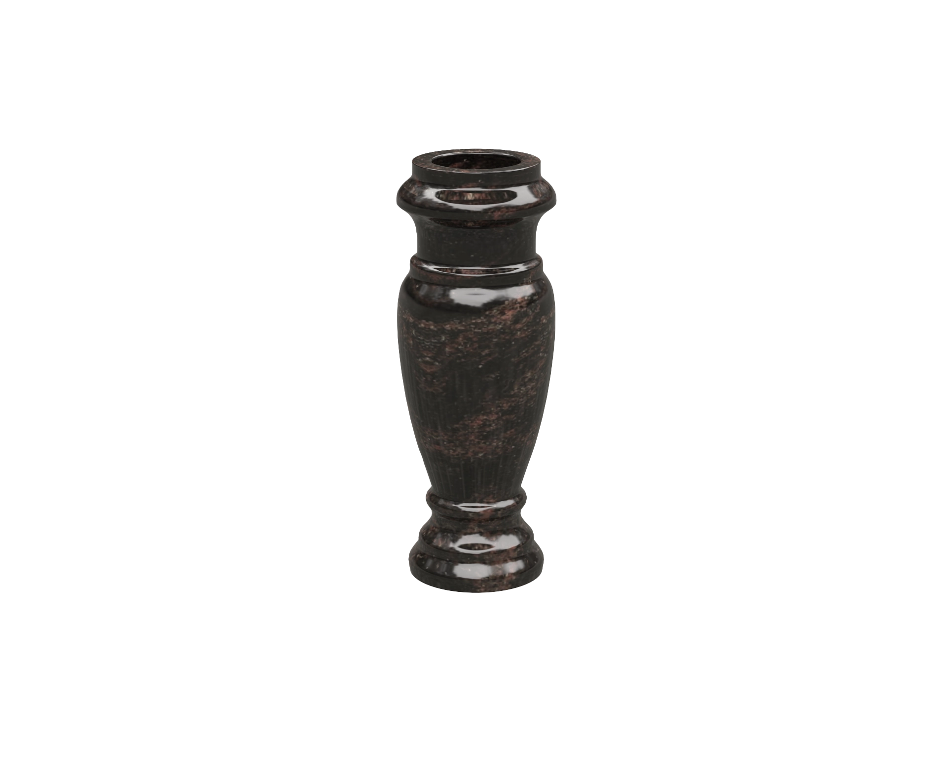 Premium Granite Cemetery Vase
