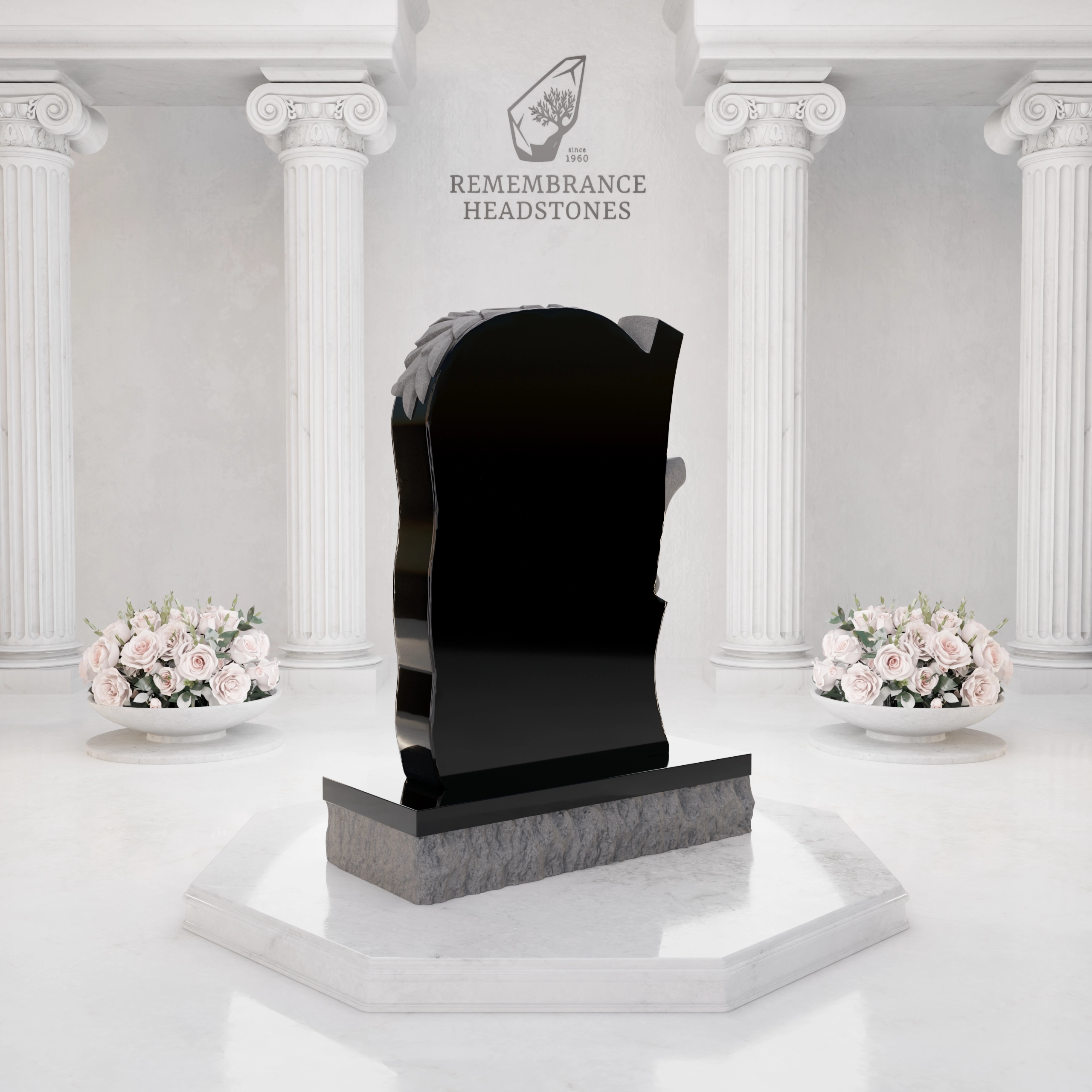 Premium Tree of Honor Special Shape Granite Memorial view 4