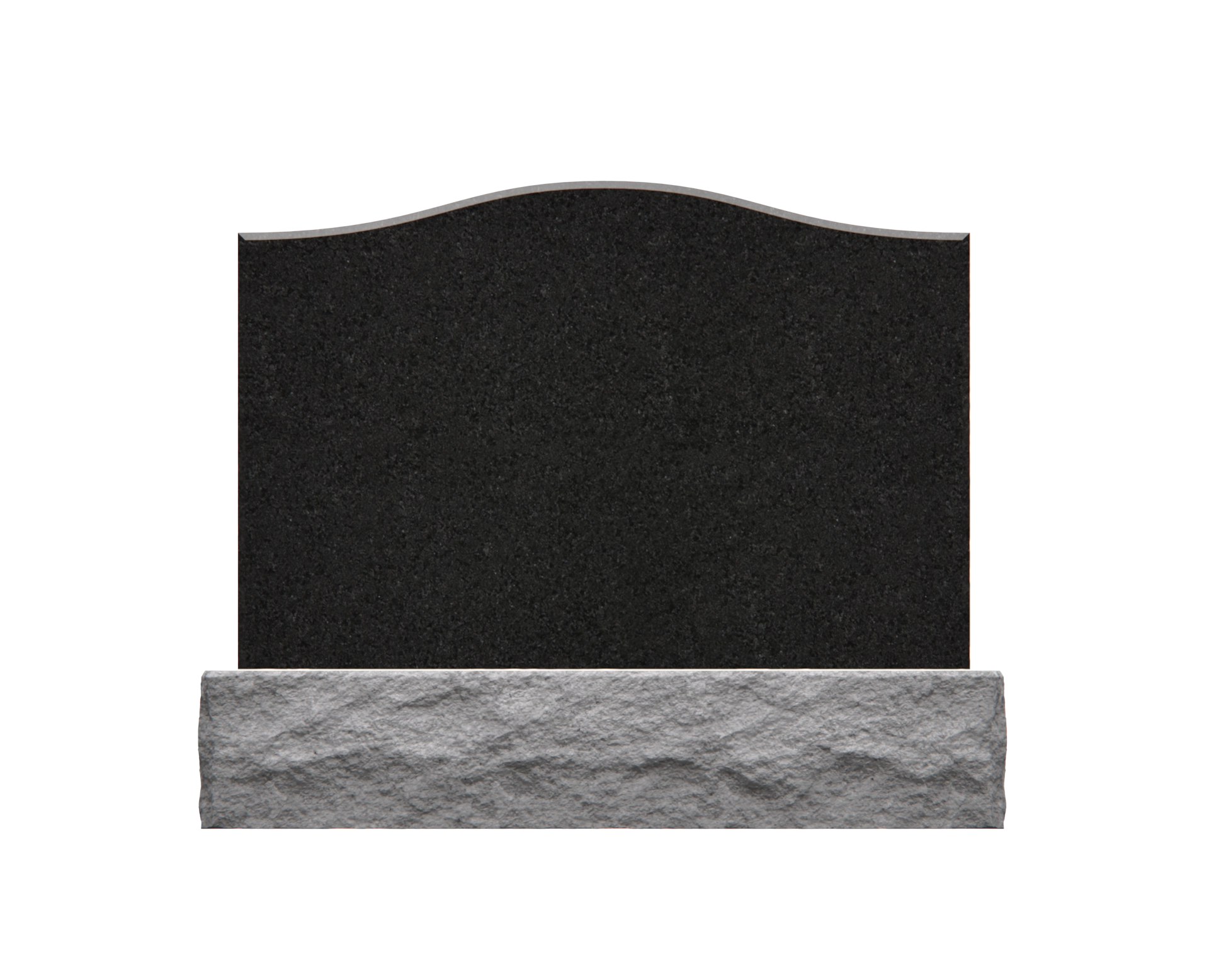 Luxury Upright Granite Headstone with Cross, Shell & Ocean Motif view 3