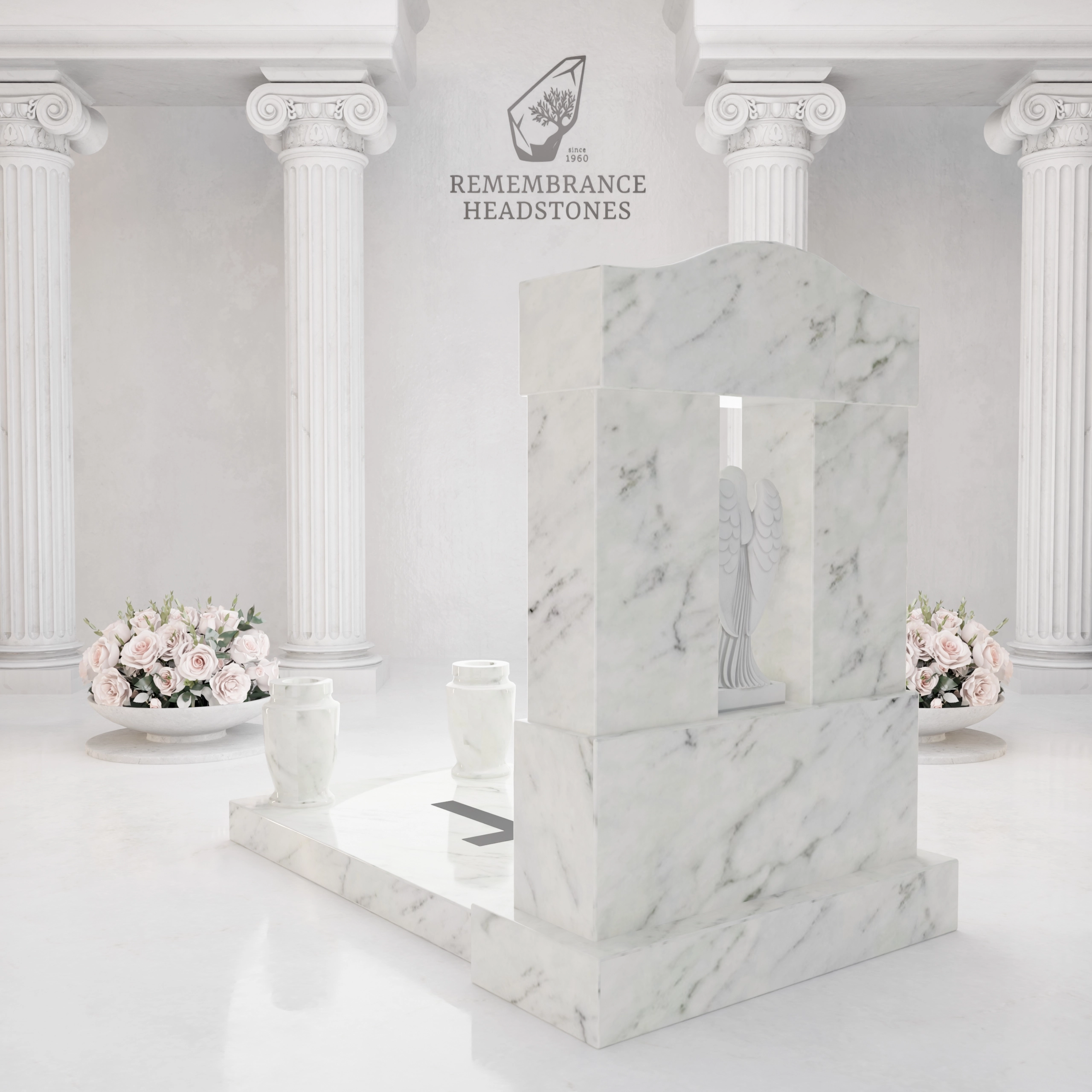 Luxury Companion Angel Alcove Ledger Memorial view 4
