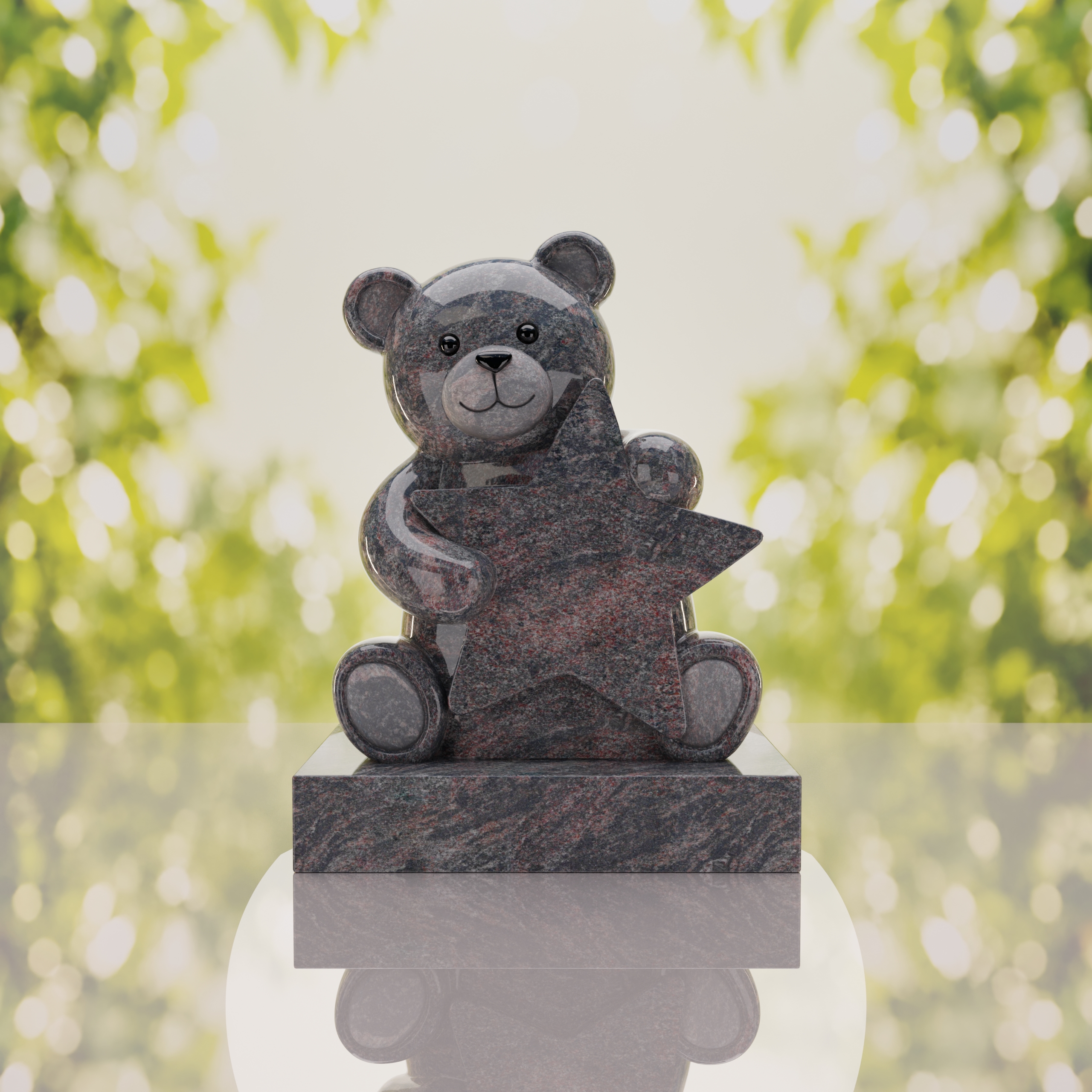 Teddy Bear Star Child Headstone thumbnail 5