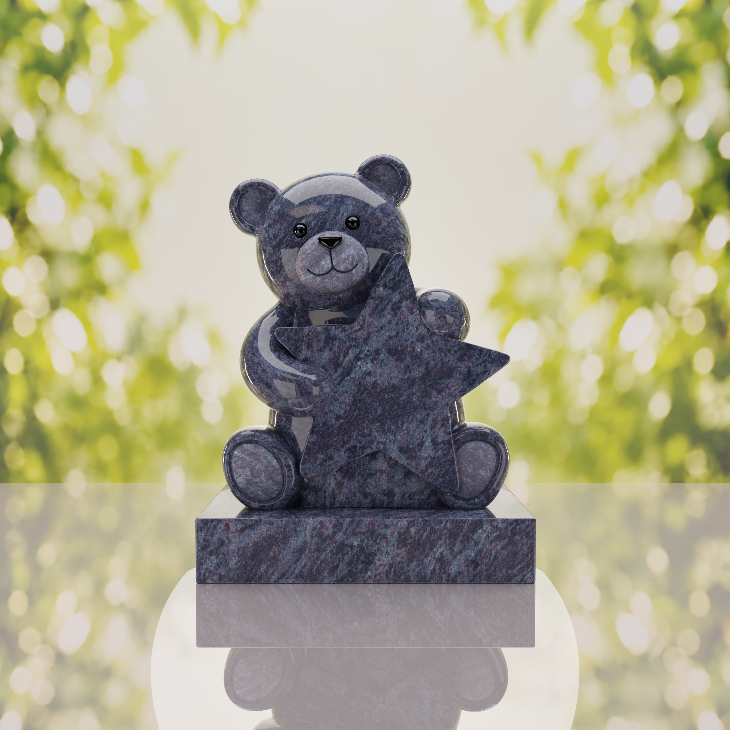 Teddy Bear Star Child Headstone thumbnail 8