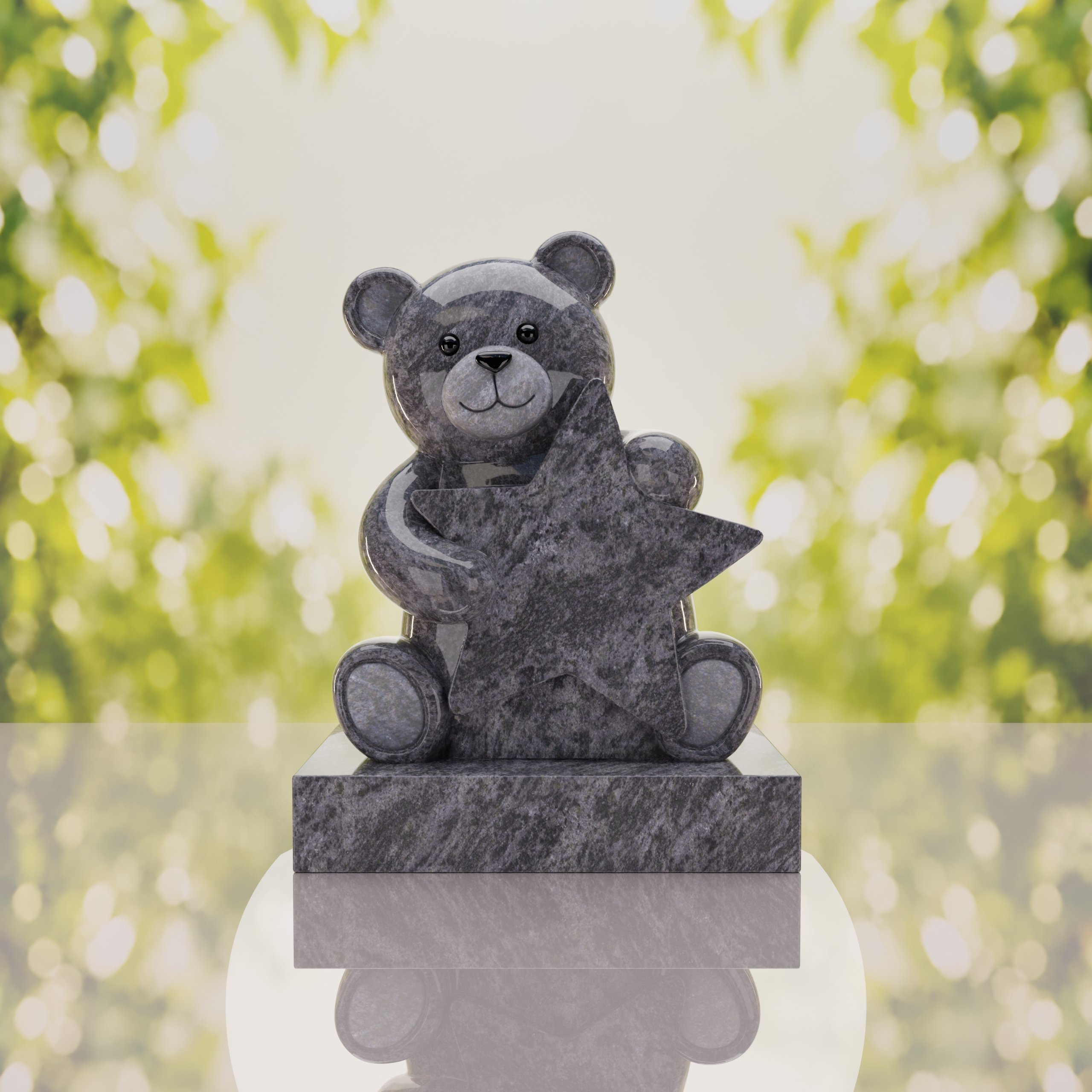 Teddy Bear Star Child Headstone thumbnail 11