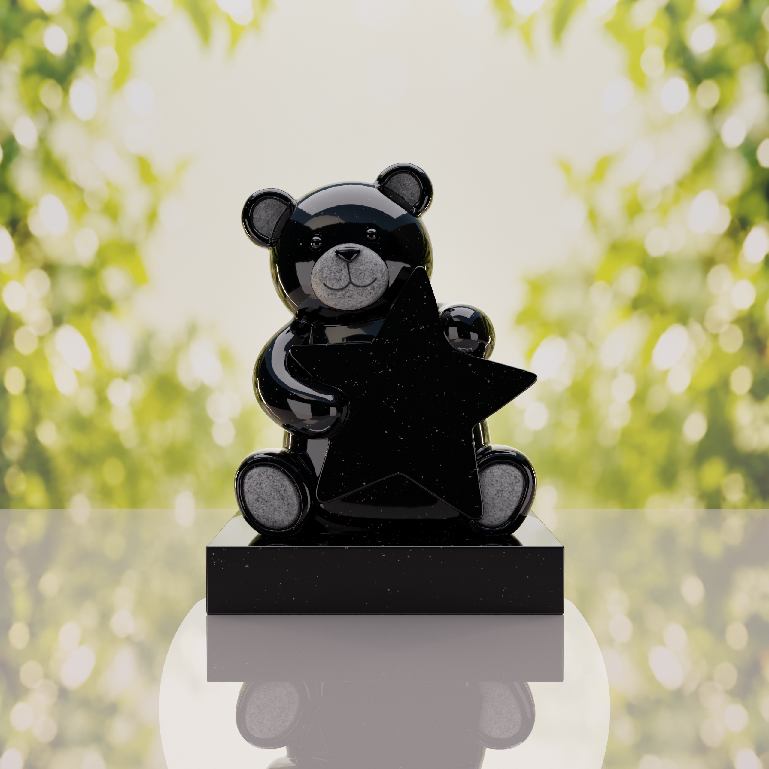 Teddy Bear Star Child Headstone thumbnail 14