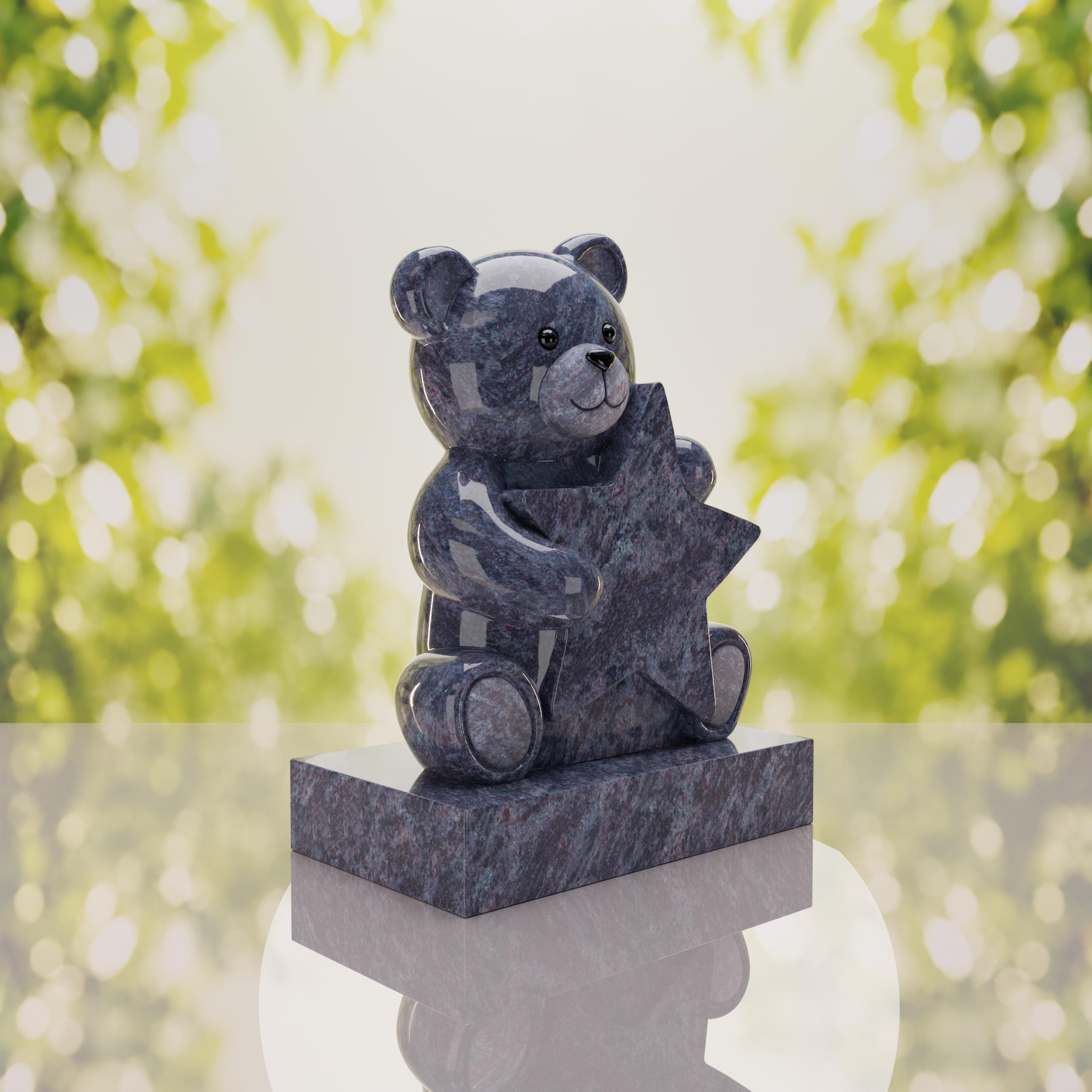 Teddy Bear Star Child Headstone thumbnail 7