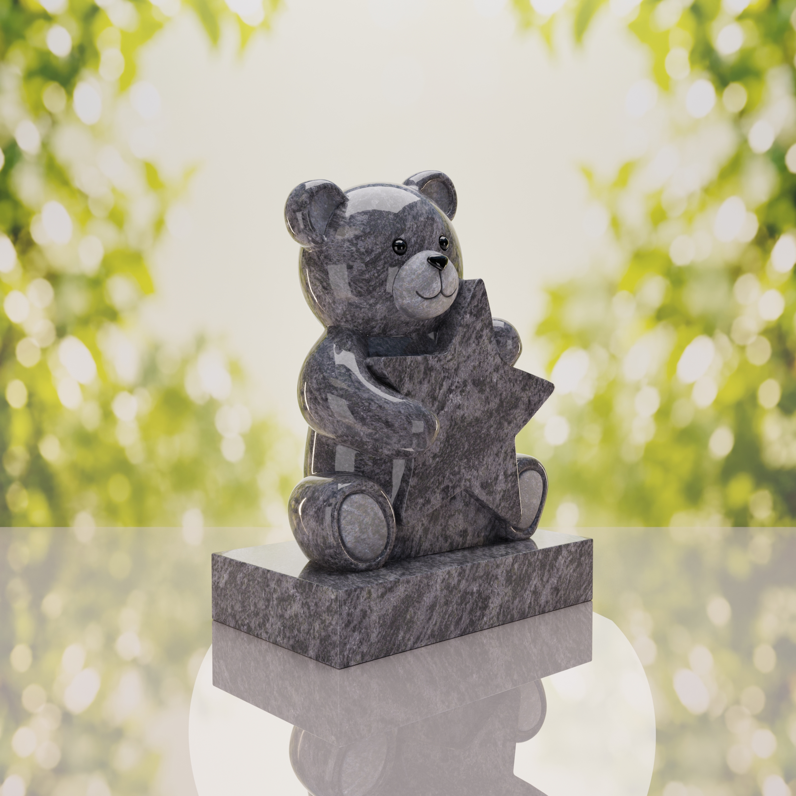 Teddy Bear Star Child Headstone thumbnail 10